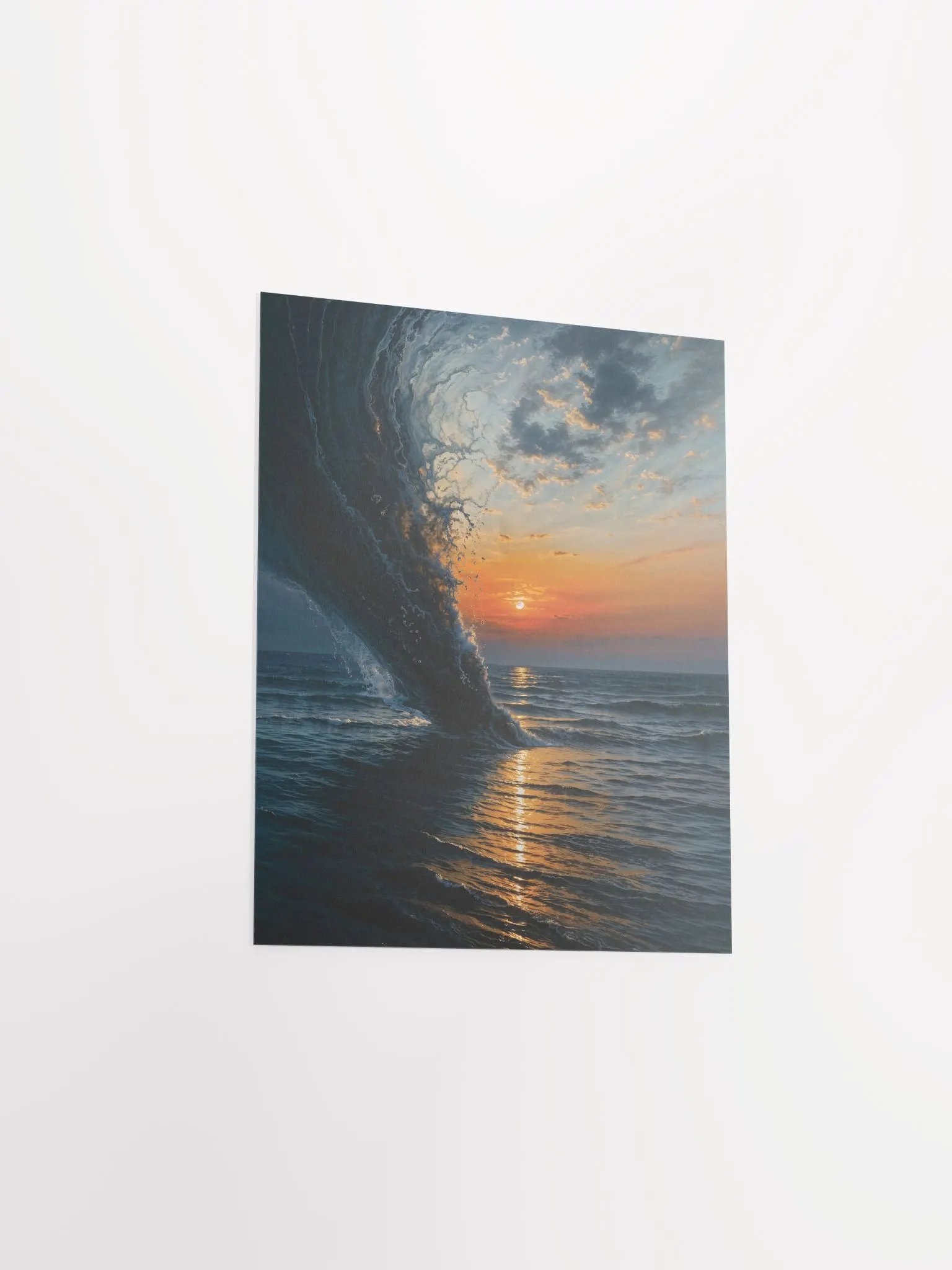Golden Wave Sunset Poster product image (35)