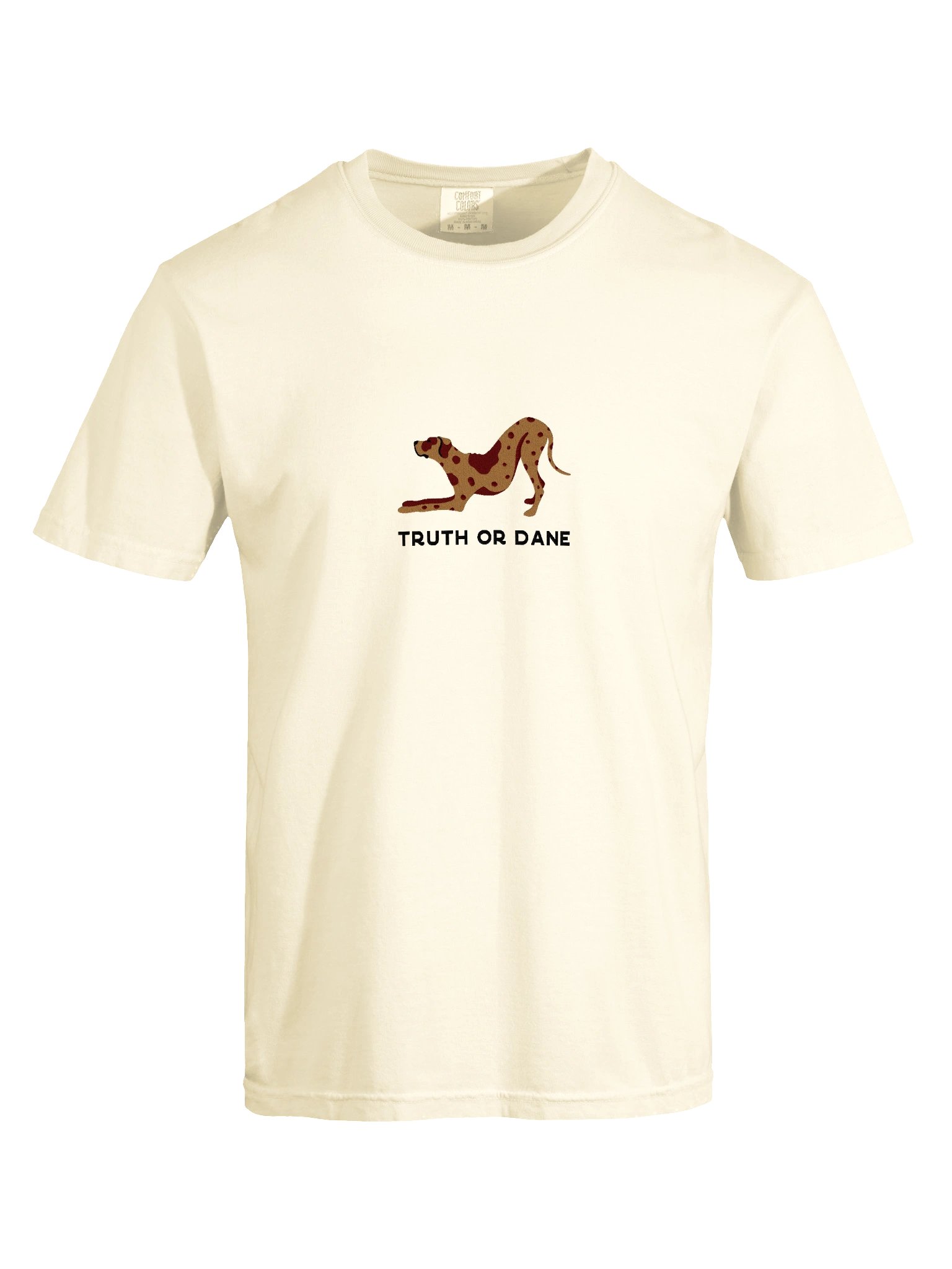 Truth or Dane T-Shirt(Embroidered) of a Great Dane(Chocolate Merle) product image (8)