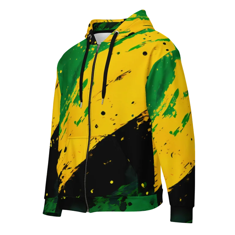 CaribbeanApples - Vintage Jamaica Sport Print | Unisex Zip Hoodie product image (4)