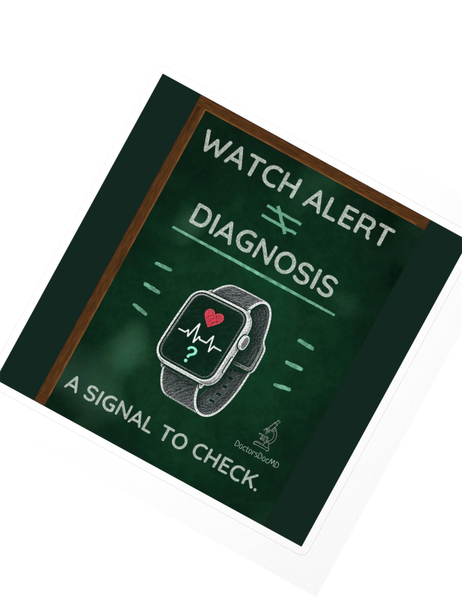 DoctorsDocMD - Watch Alert, Not Diagnosis Sticker product image (2)