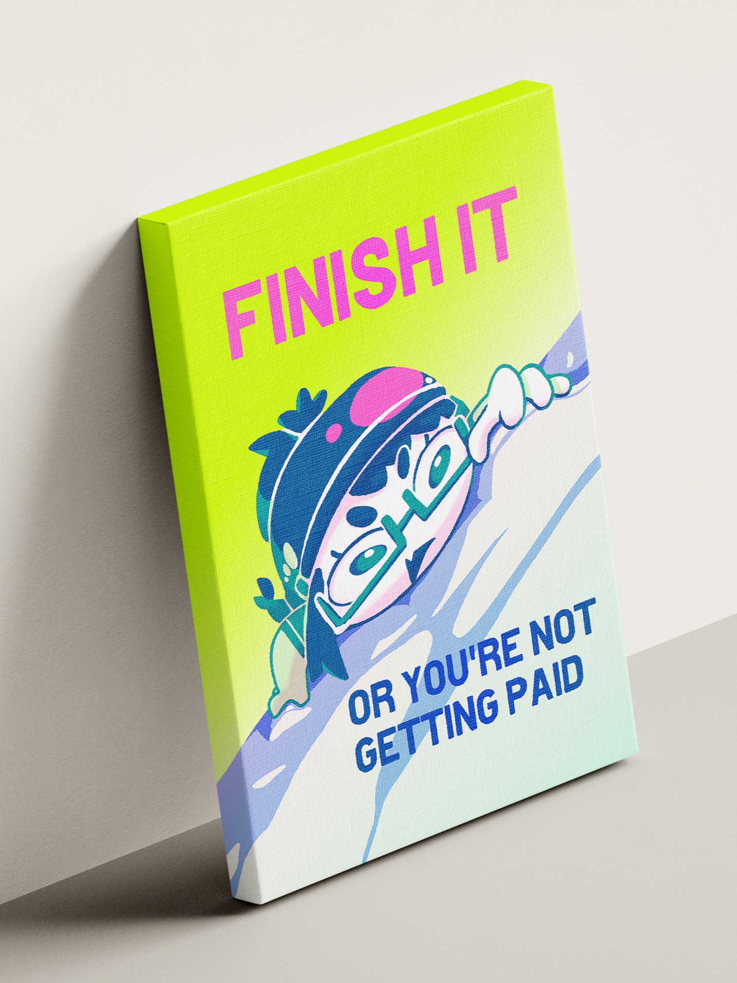 Finish It - Motivational Canvas product image (1)