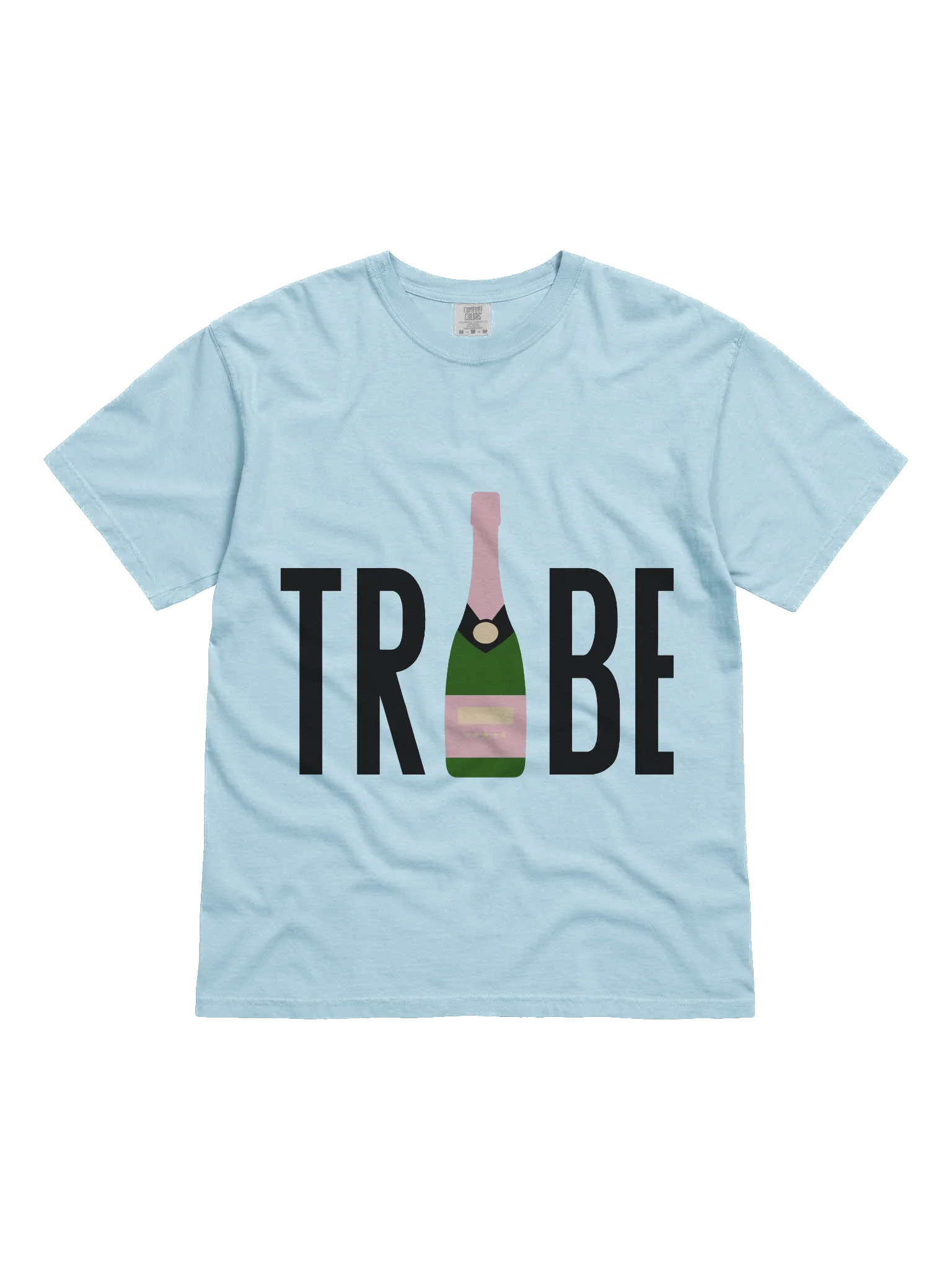 👯🍾 TRIBE Champagne Bottle Shirt | Bridal Party Tee, Bachelorette Matching Outfit, Bride Squad Graphic T-Shirt product image (3)