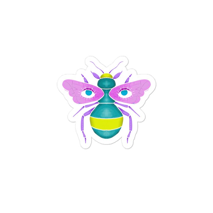 Neon Winged Insect Kiss-Cut Decal product image (2)