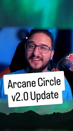 Arcane Circle is getting up upcasted to v2.0!
• This includes a slicker look, cleaner interface, and more focus on interconne...