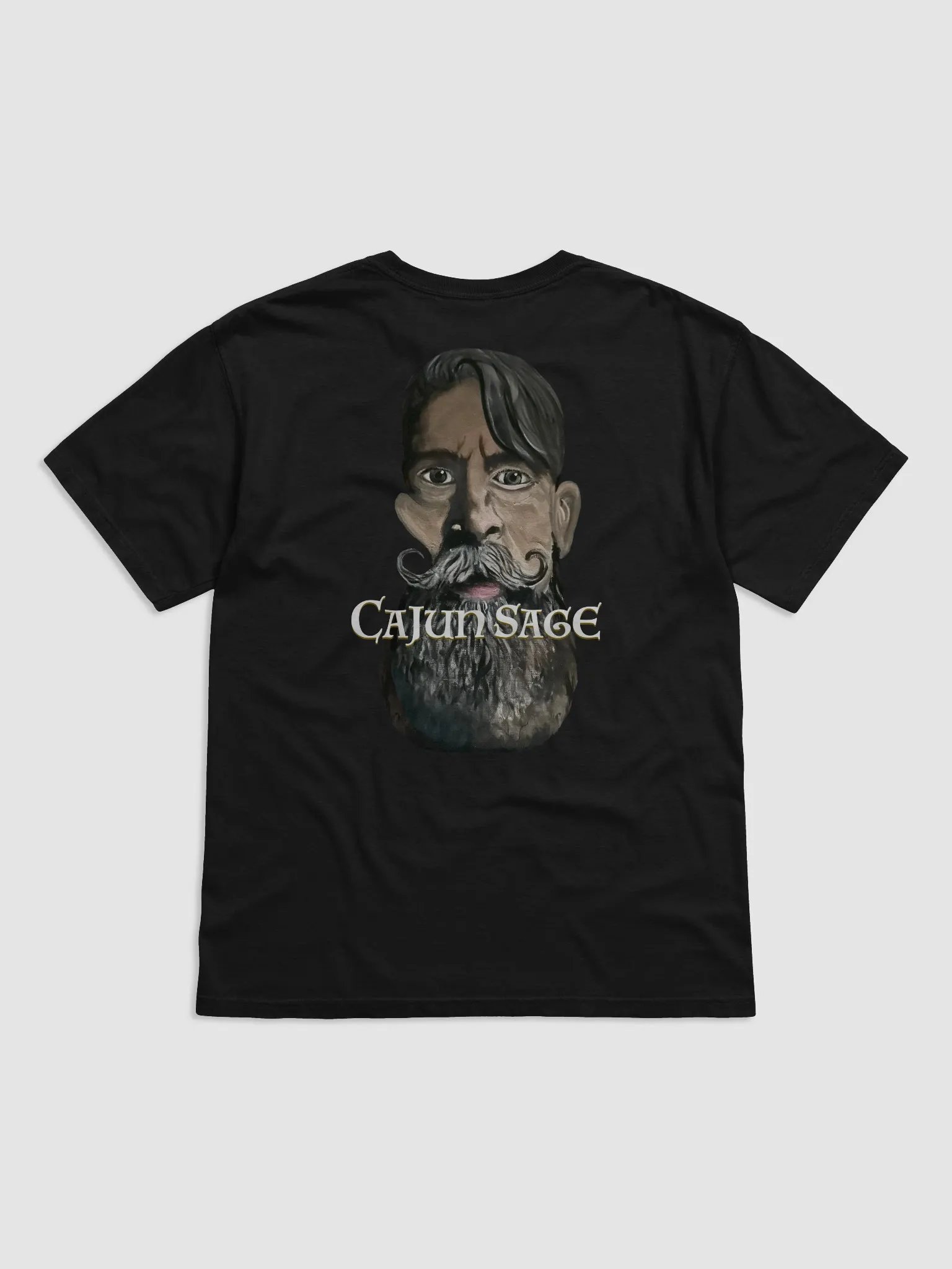 CajunSage Cotton T-Shirt (black) product image (4)