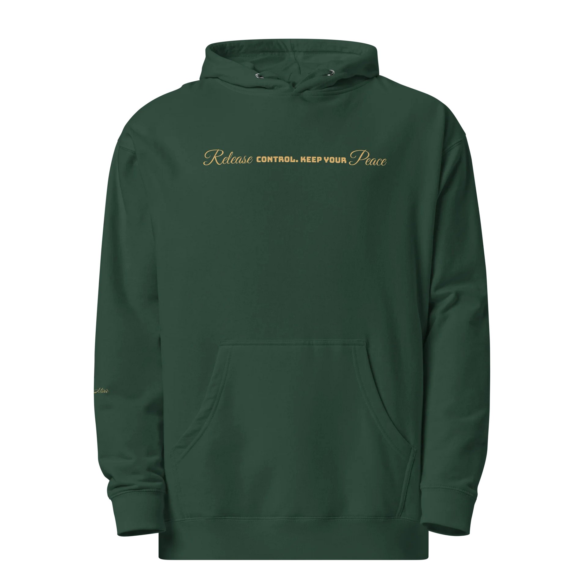 Soully Mine- GOLD PRINT Release Control. Keep Your Peace Hoodie product image (25)