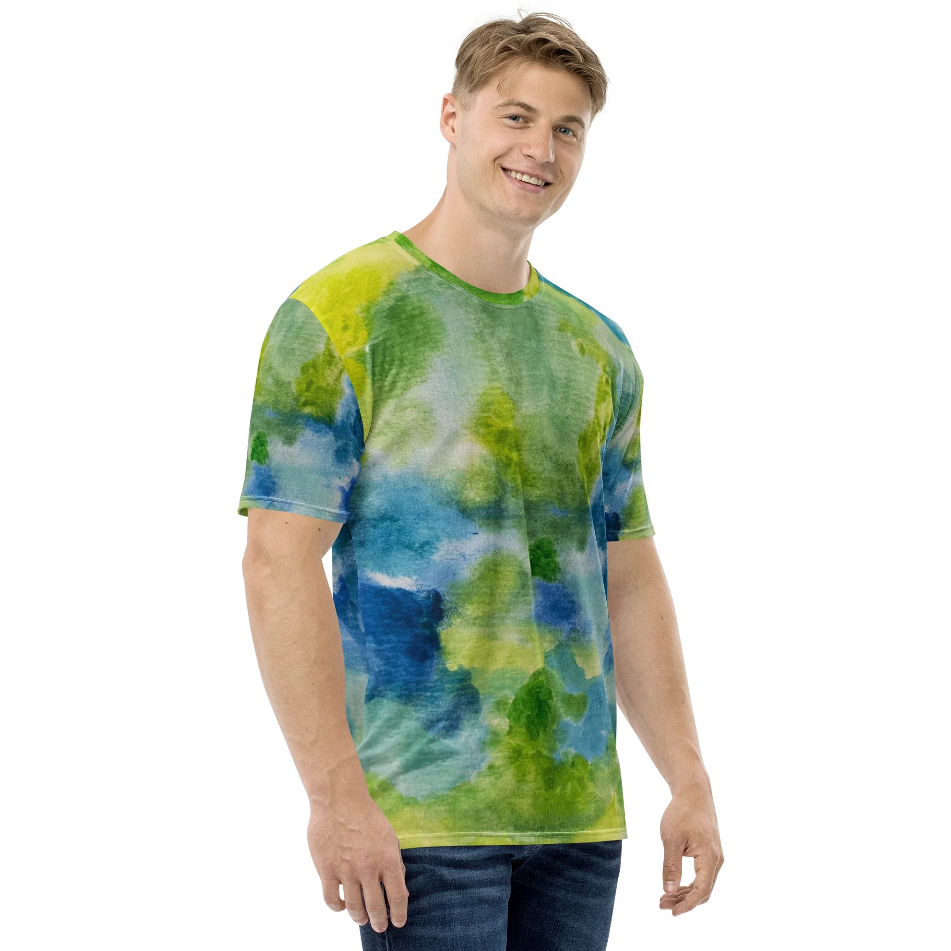 Green Watercolor Shirt product image (4)
