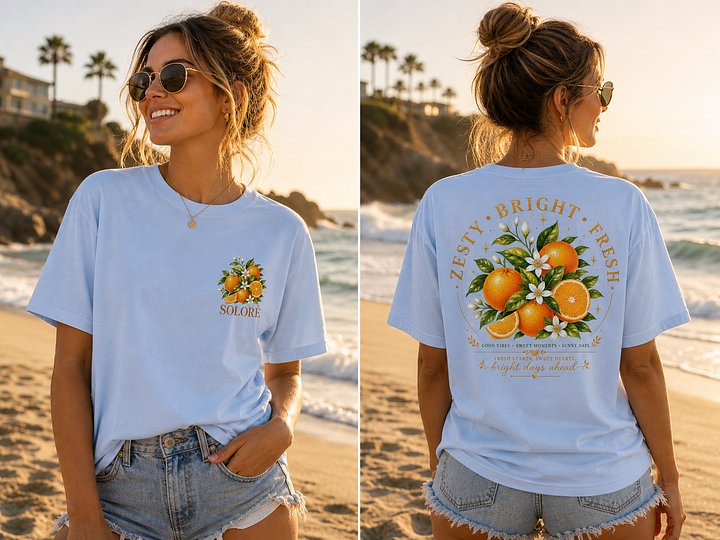 Botanical - Orange Tshirt