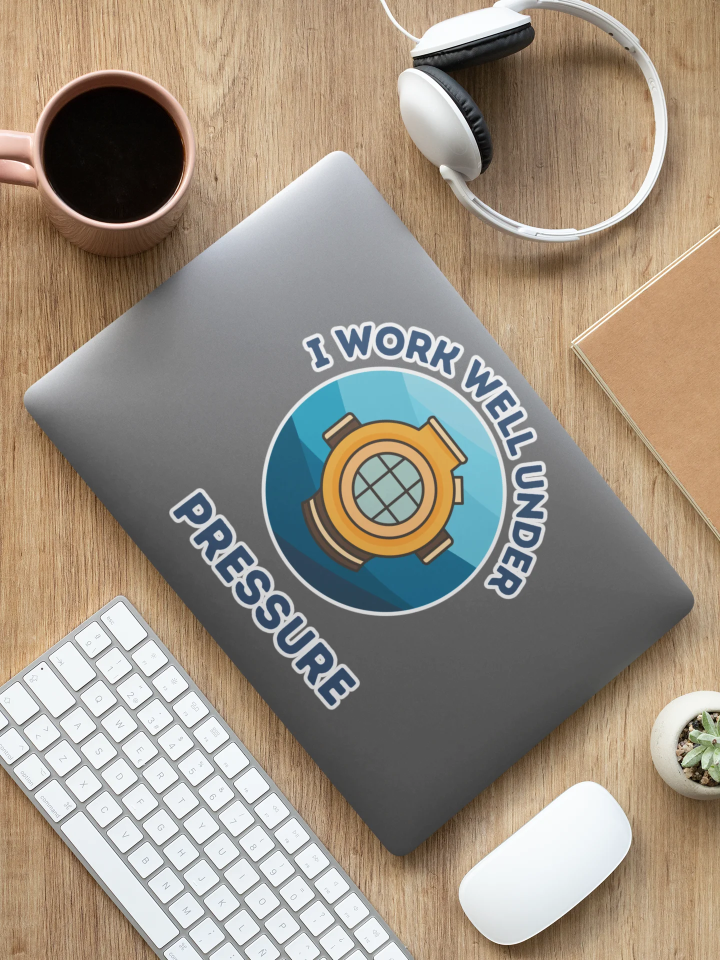 I Work Well Under Pressure Sticker product image (1)