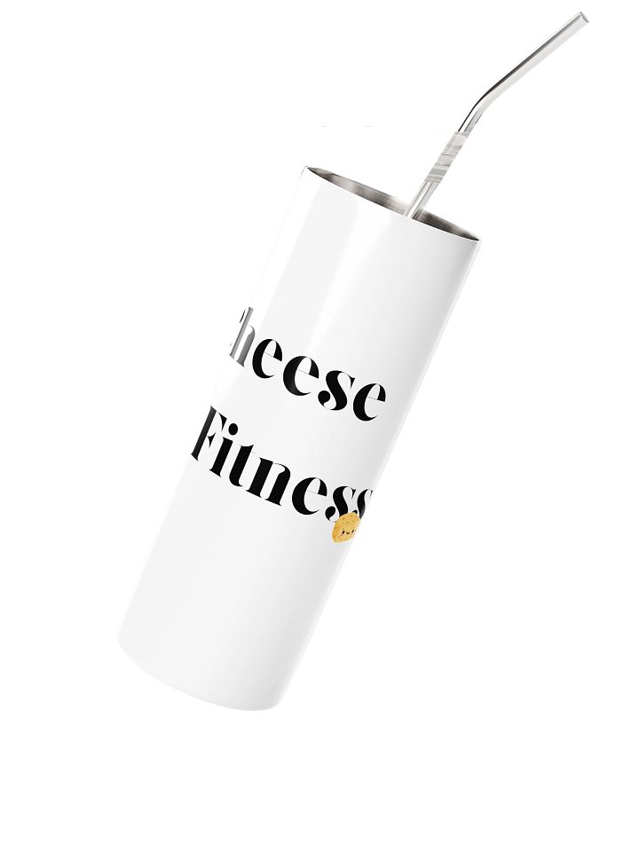 Cheese & Fitness White Tumbler product image (2)