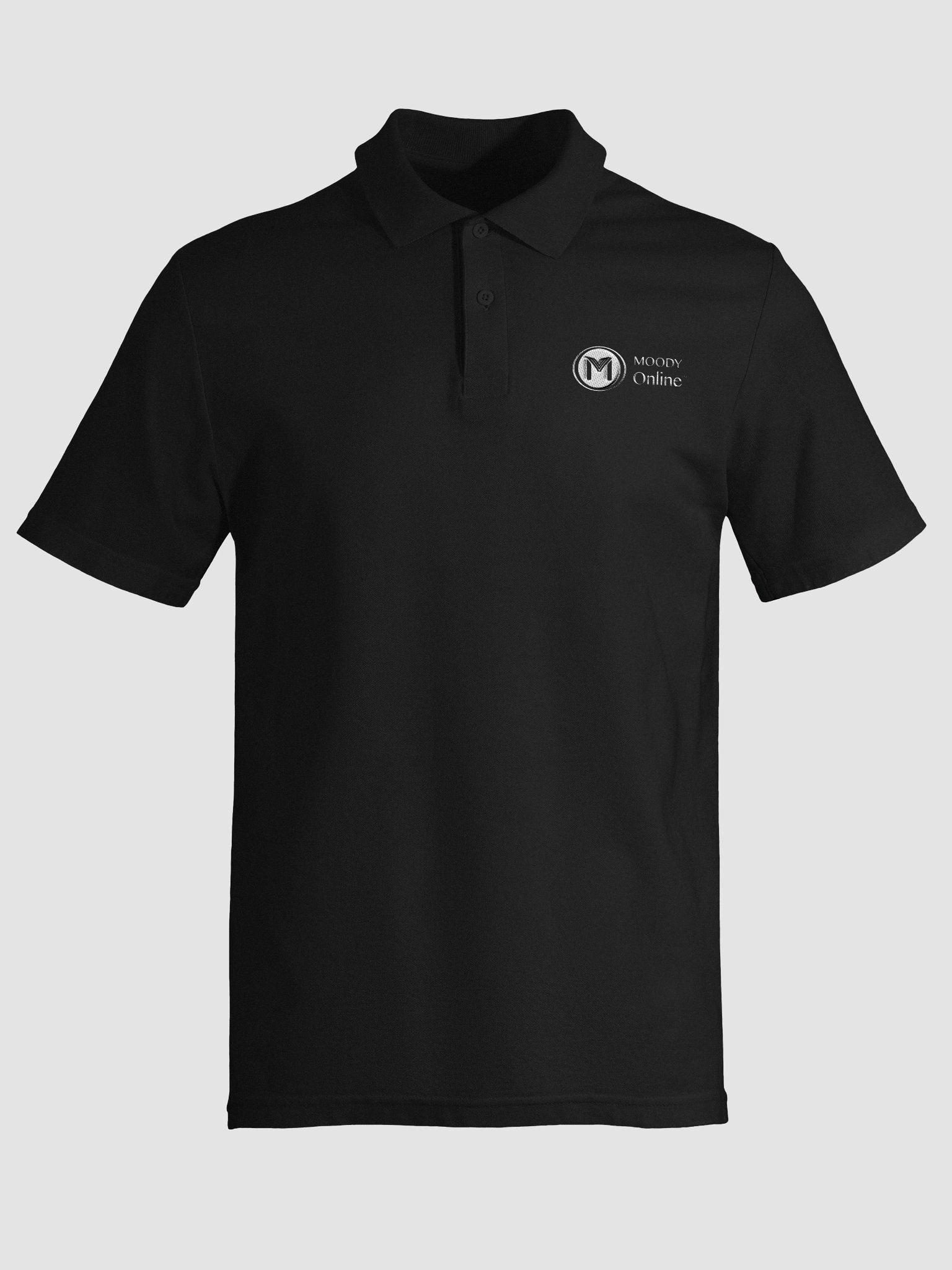 Classic Unisex Moody Online Polo (White Logo) product image (6)