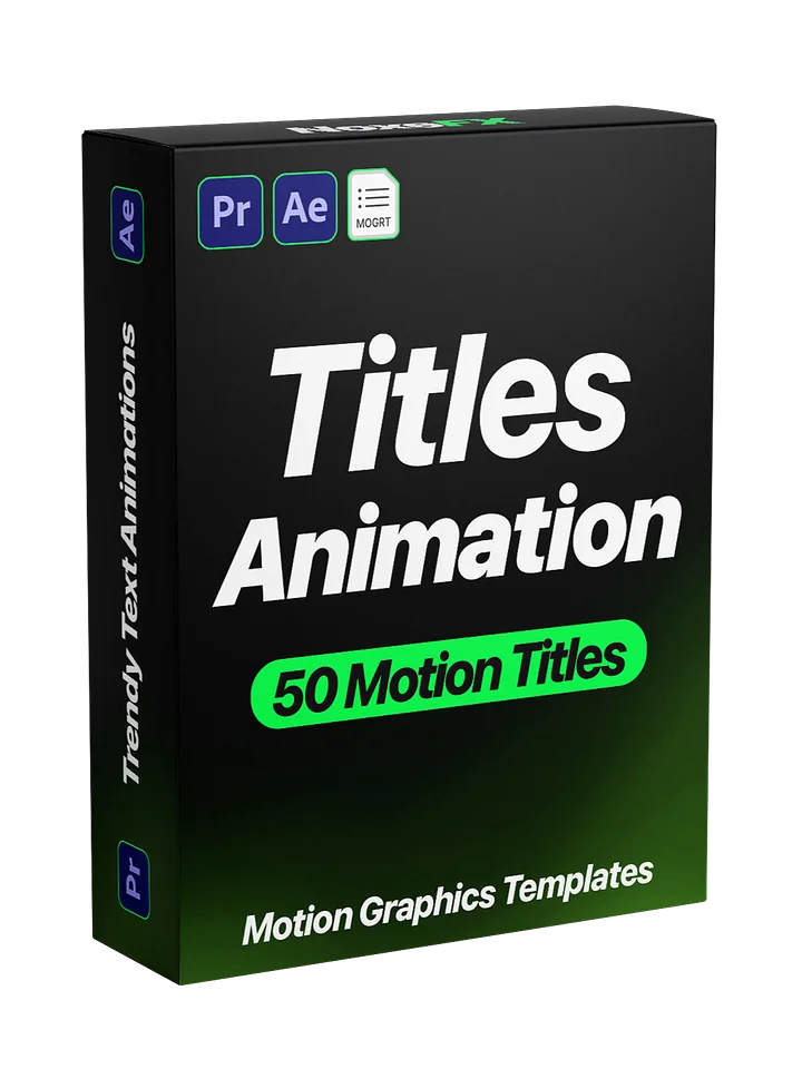 50+ Trendy Clean Title Animations product image (1)