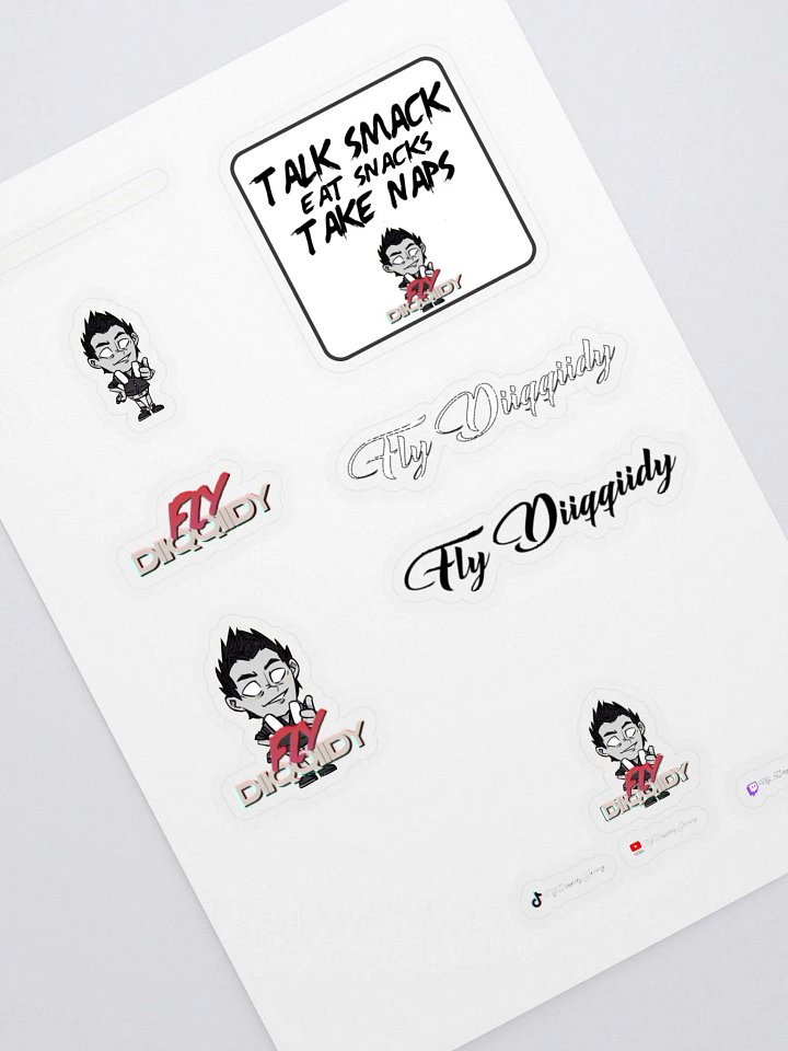 Fly Diiqqiidy Sticker Sheet product image (1)