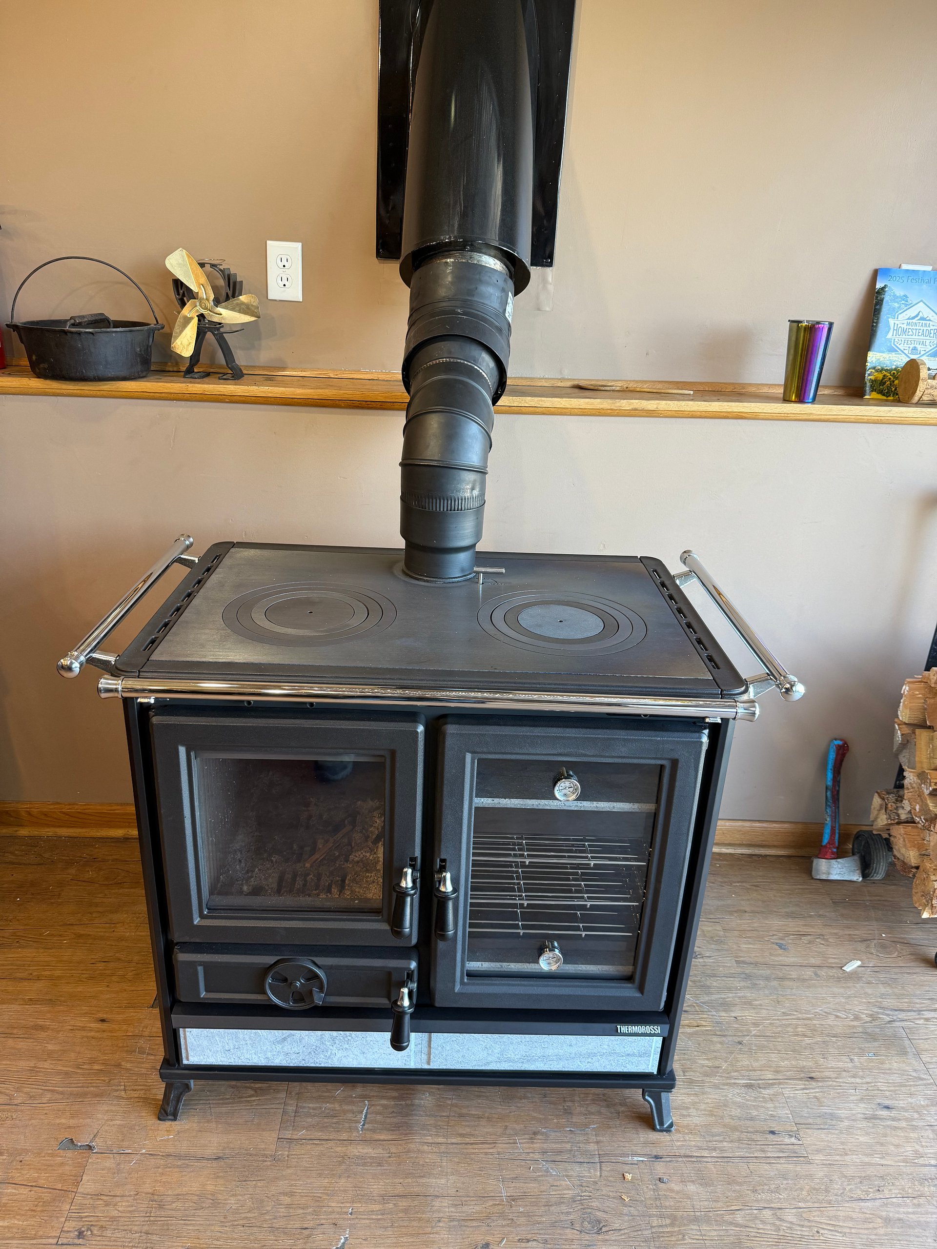 Thermorossi Margherita Soapstone Wood Cook Stove Dual Oven product image (2)