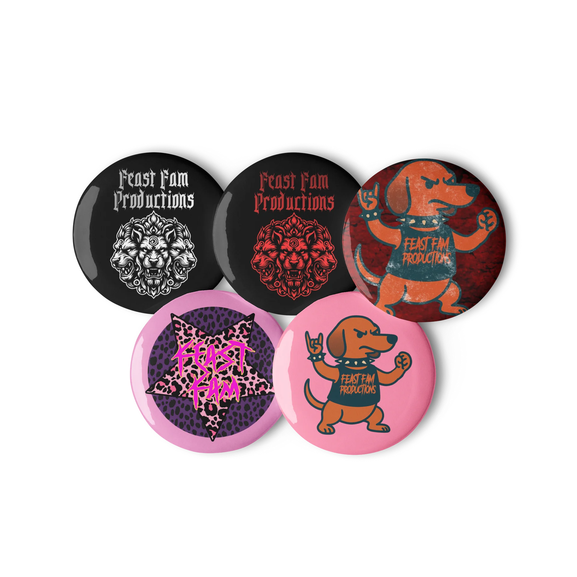 Feast Fam Productions Button Set product image (3)