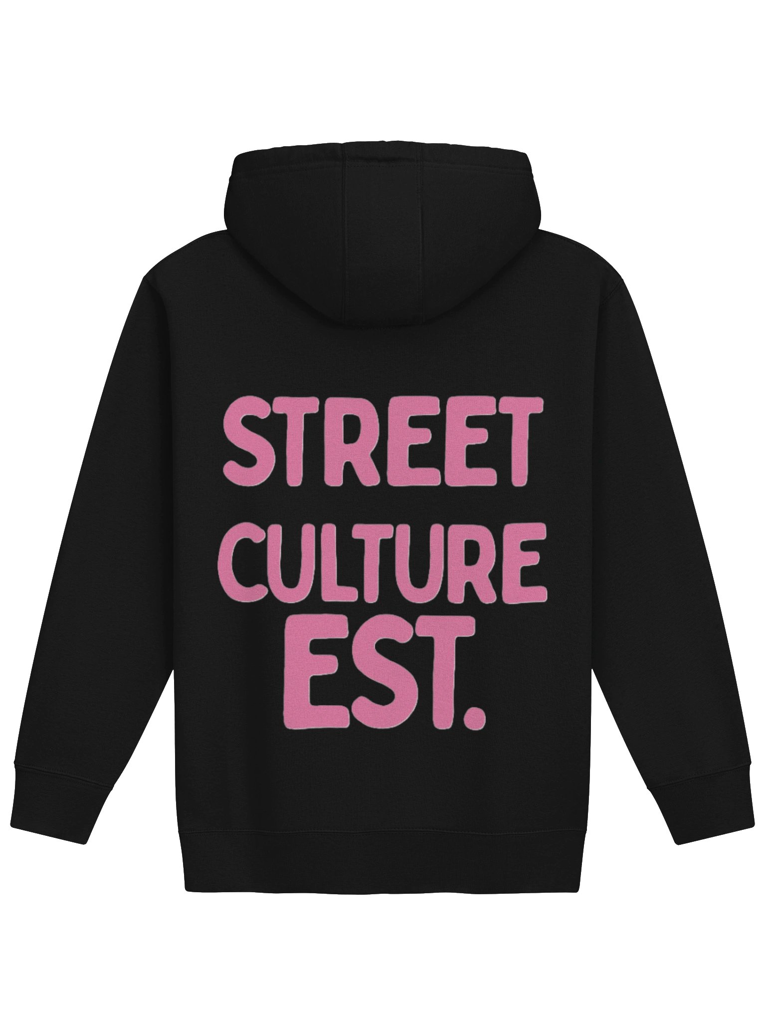 Street Culture EST. Oversized Hoodie – Black product image (2)