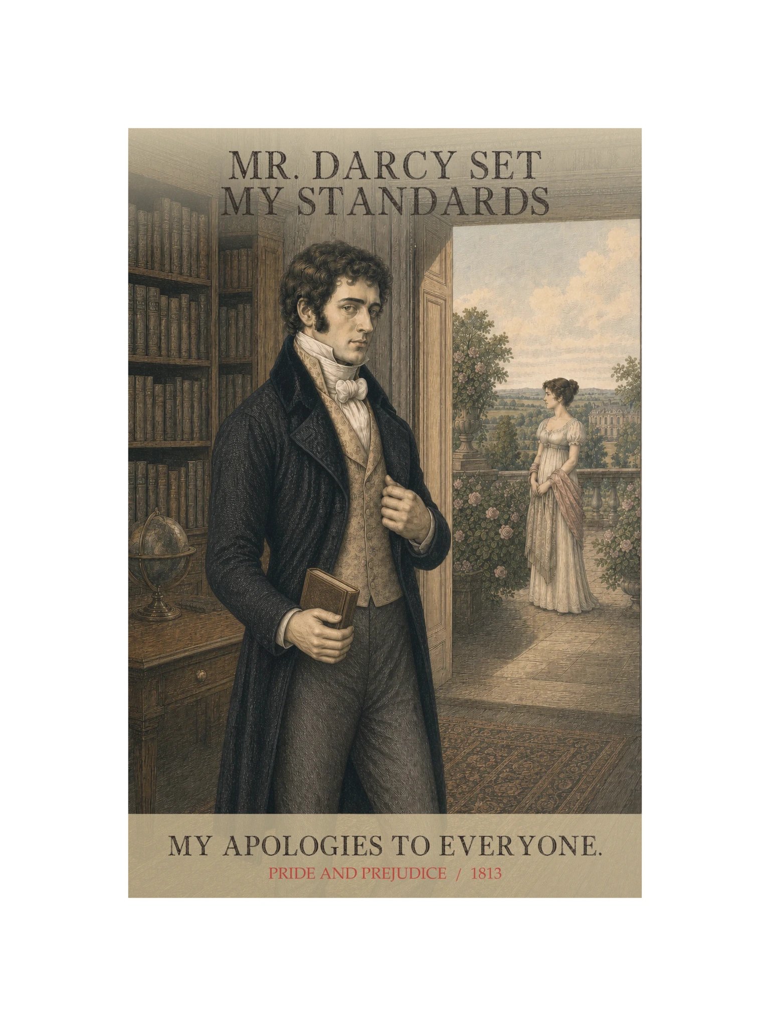 Darcy Set My Standards -- Pride and Prejudice Art Print product image (12)