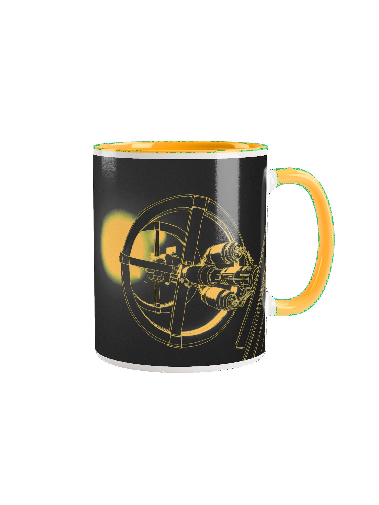 Space Station Mug - Golden Yellow product image (1)