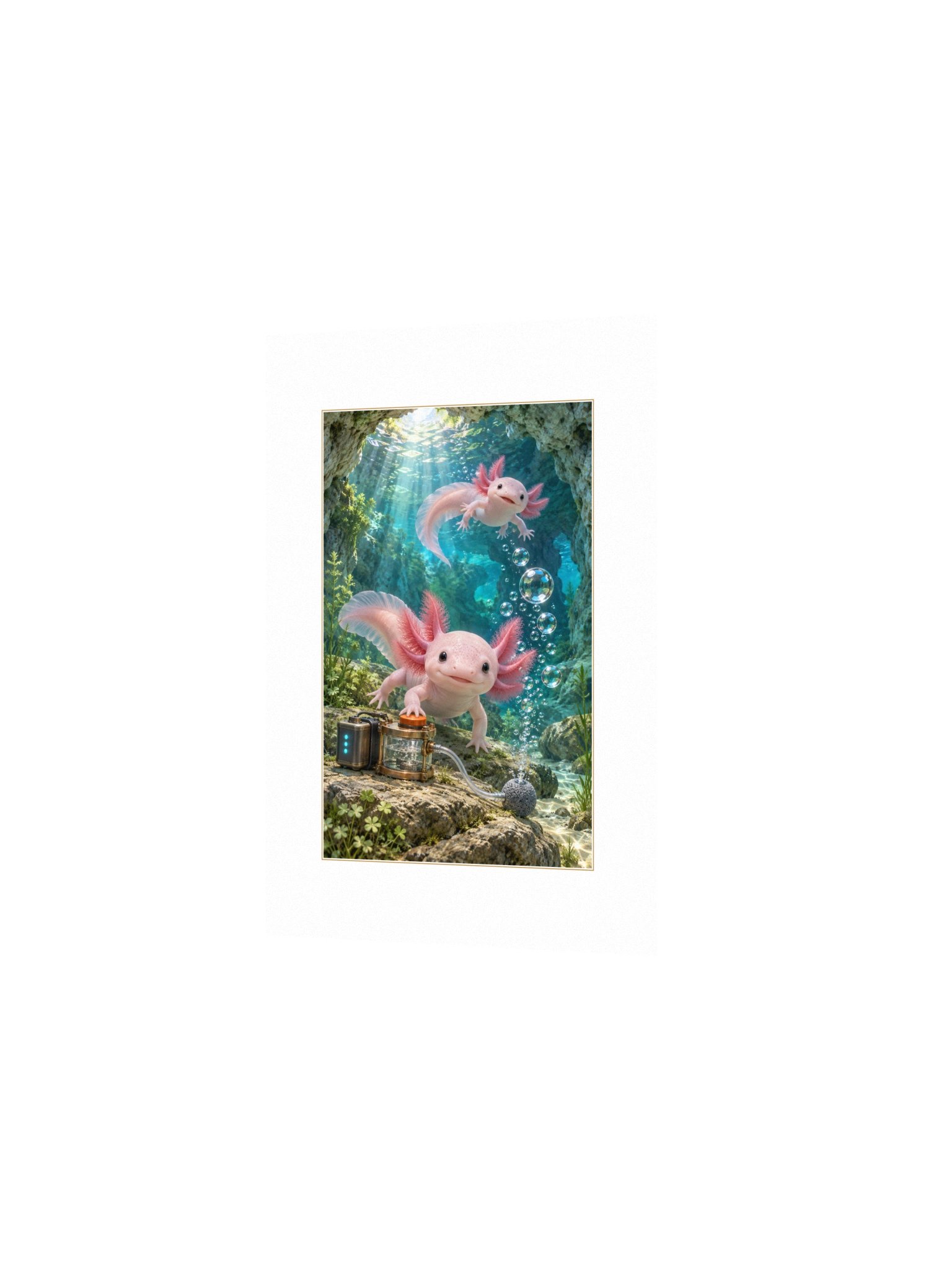 Bubble Buffer Small Art Print product image (2)