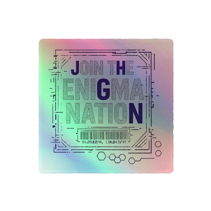 Enigma Nation Holographic Stickers 2 product image (2)