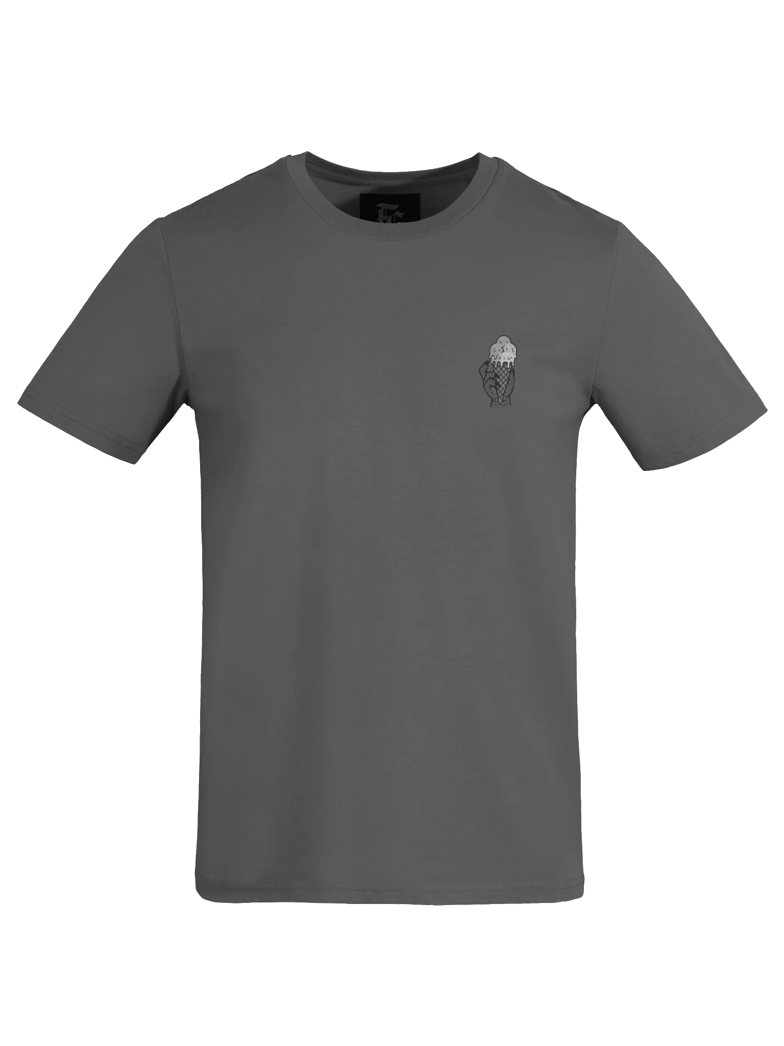 FOMOgator Ice Cream Shirt - Greyscale product image (7)