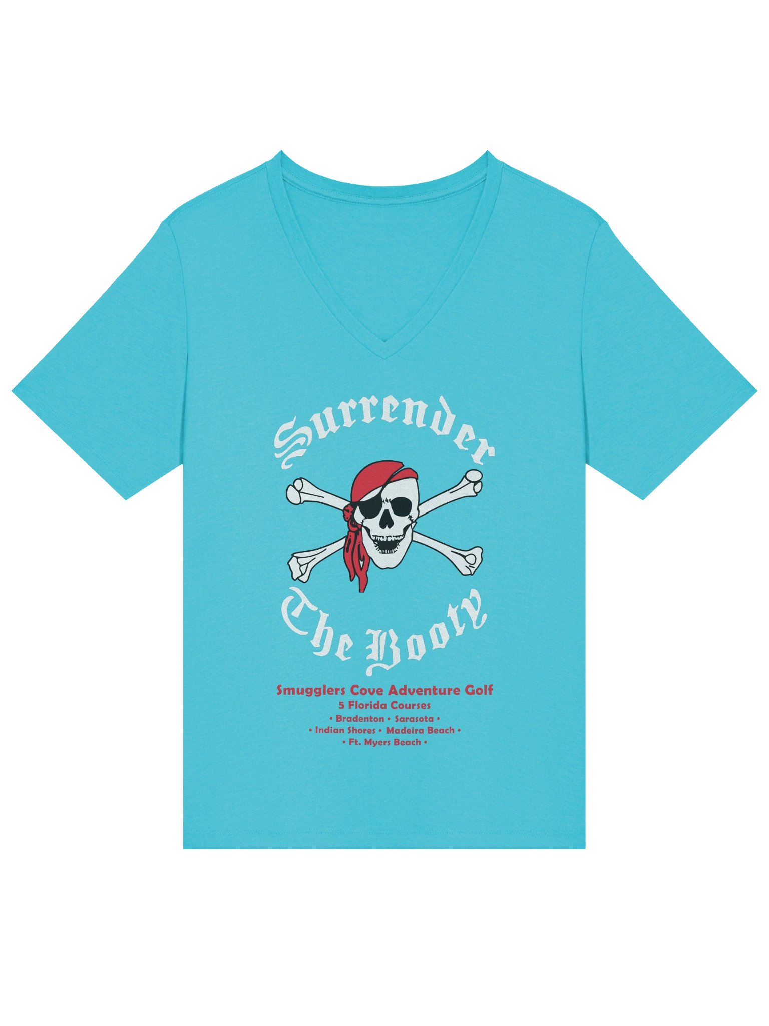 "Surrender the Booty" Women's V Neck T-Shirt product image (14)