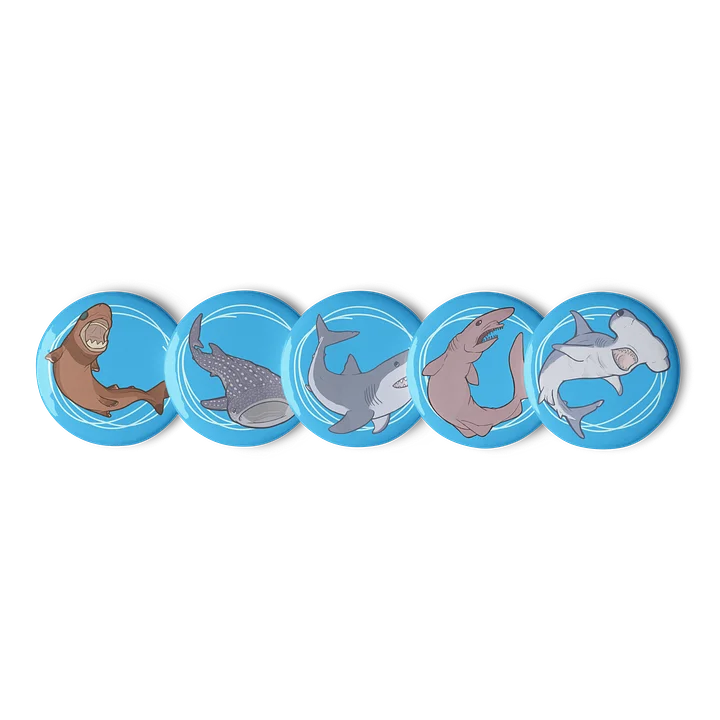 Shark Pins - set 1 product image (1)