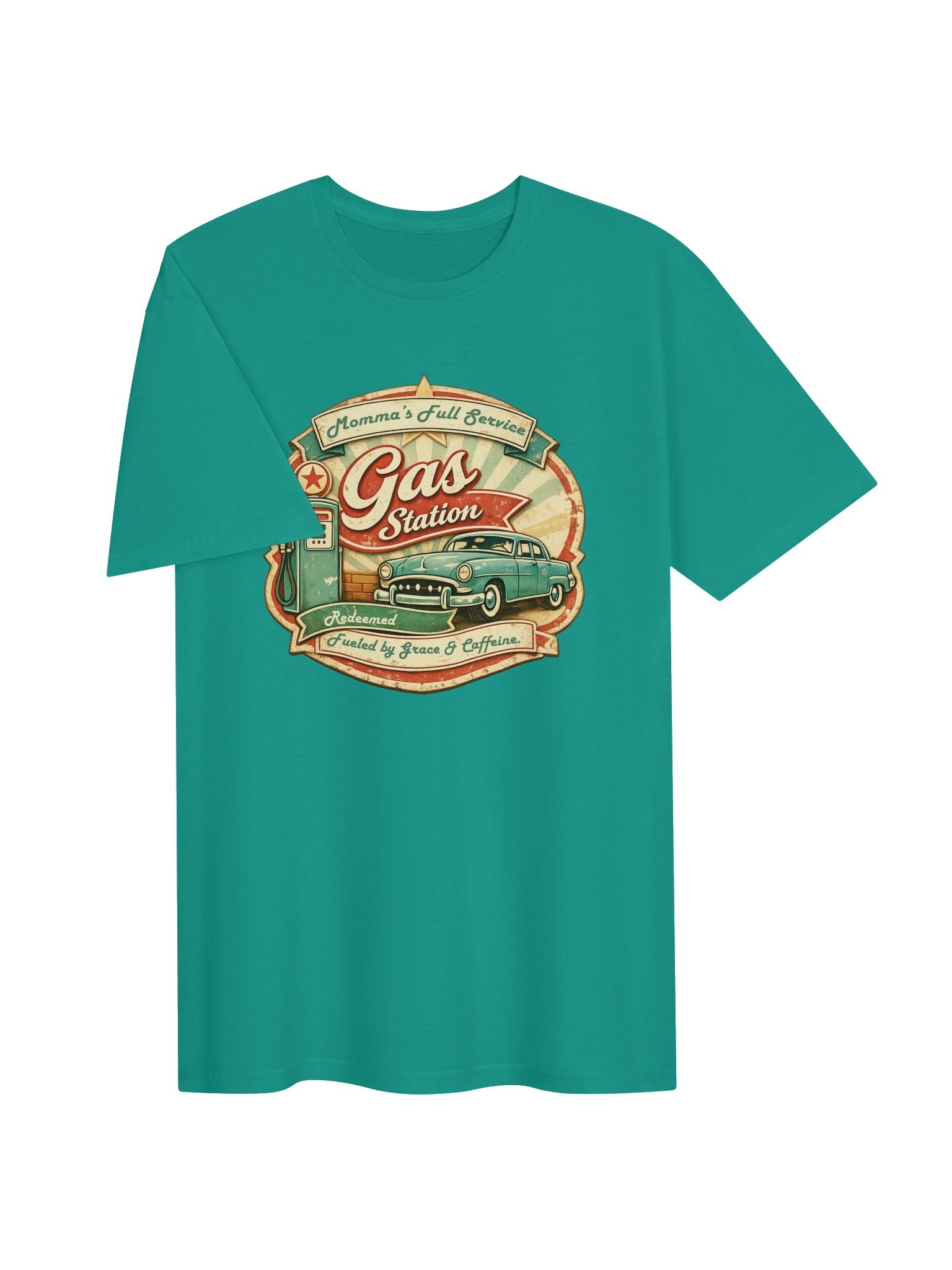 Momma’s Full Service Gas Station Retro Tee product image (3)