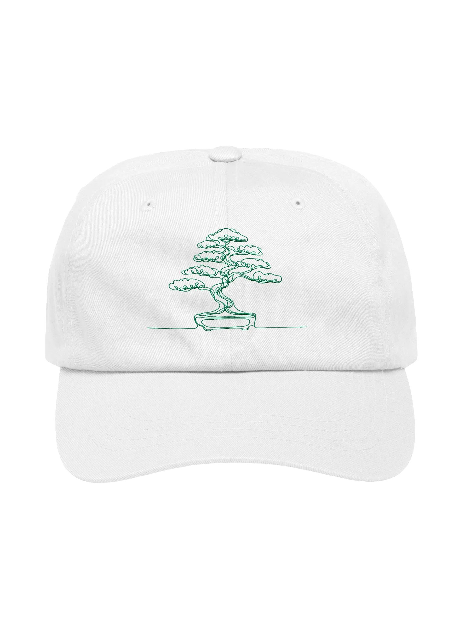 Bonsai Tree Line Drawing Dad Hat product image (1)