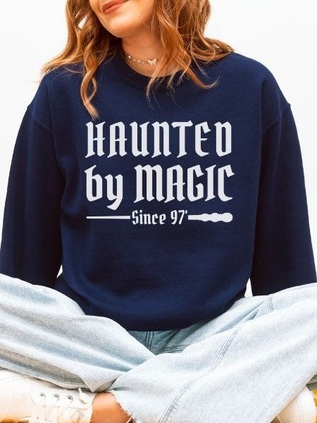 Halloween Magical Cozy Fall Minimalist Sweatshirt product image (4)