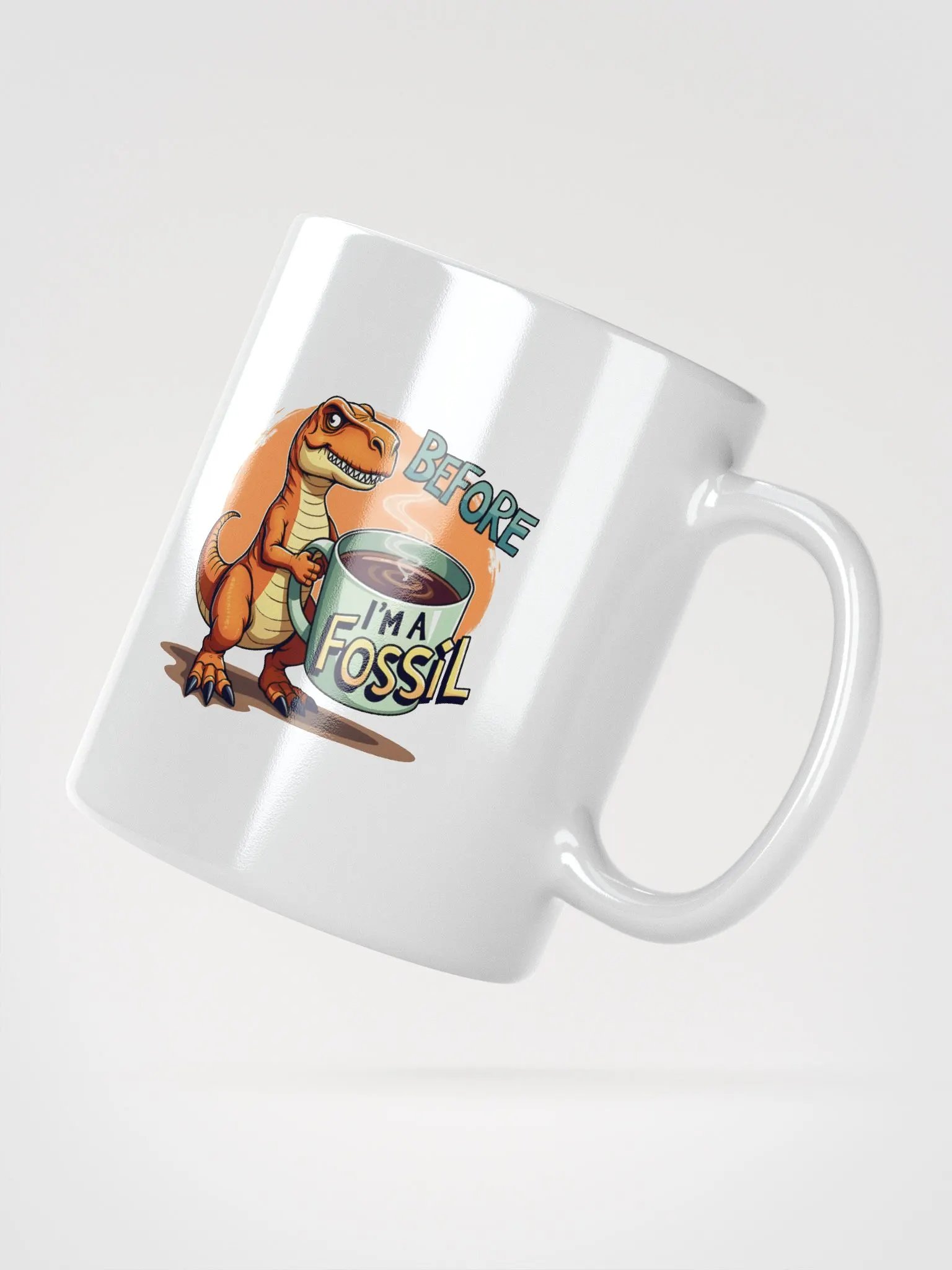 Before Coffee Dinosaur Mug product image (2)