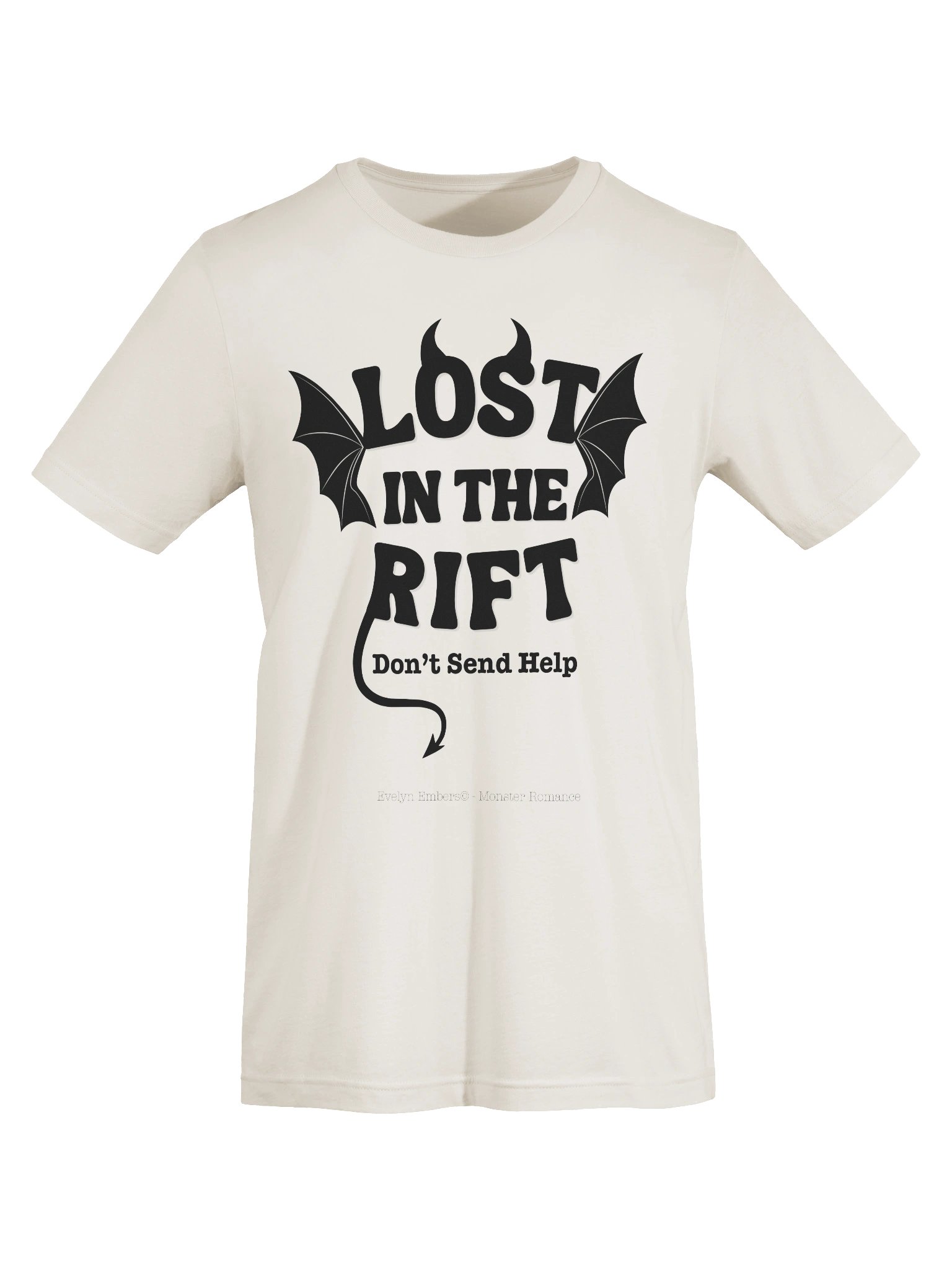 "Lost in the Rift" Bella+Canvas T-Shirt - black text on light colors product image (7)