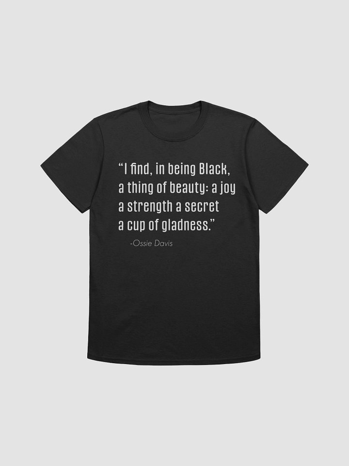 IN BEING BLACK QUOTE T-SHIRT product image (4)