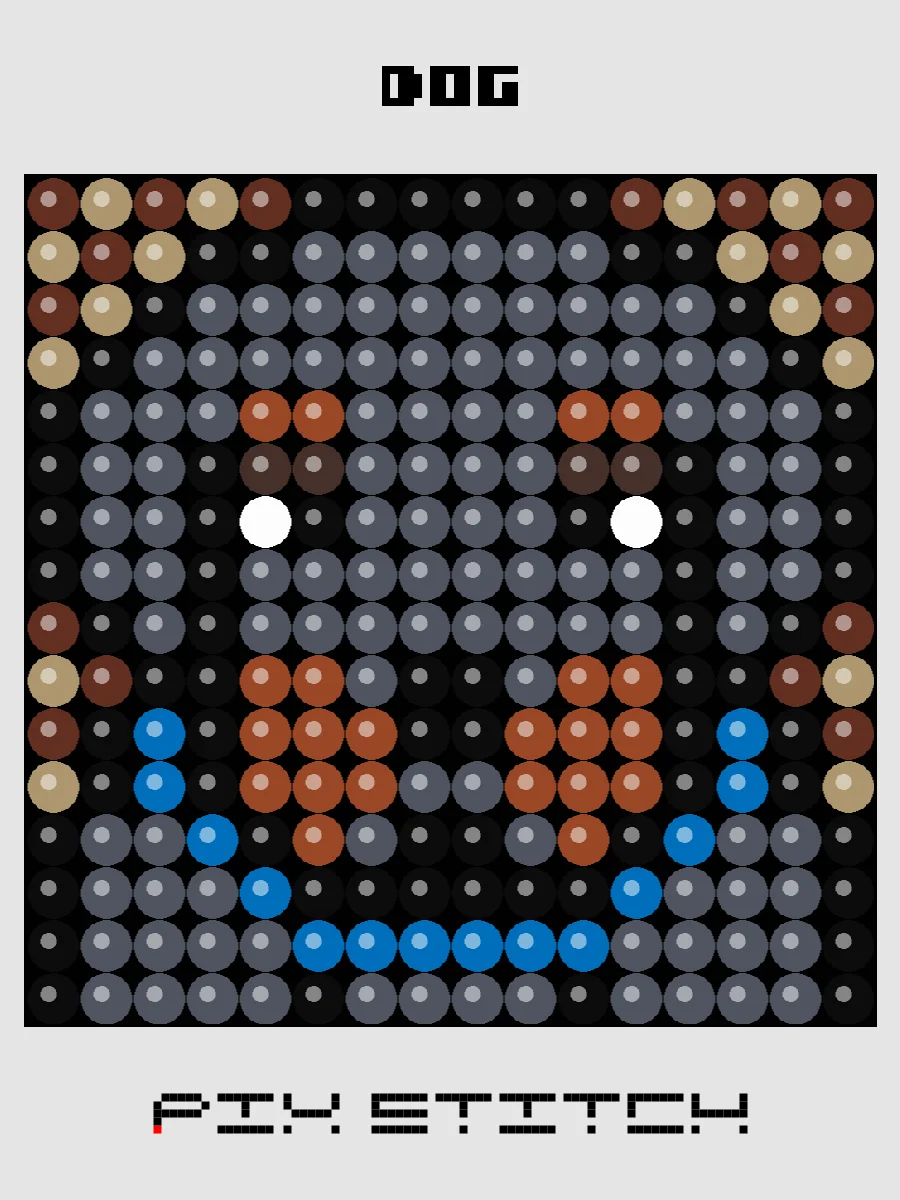 Dog Pixel Art product image (1)