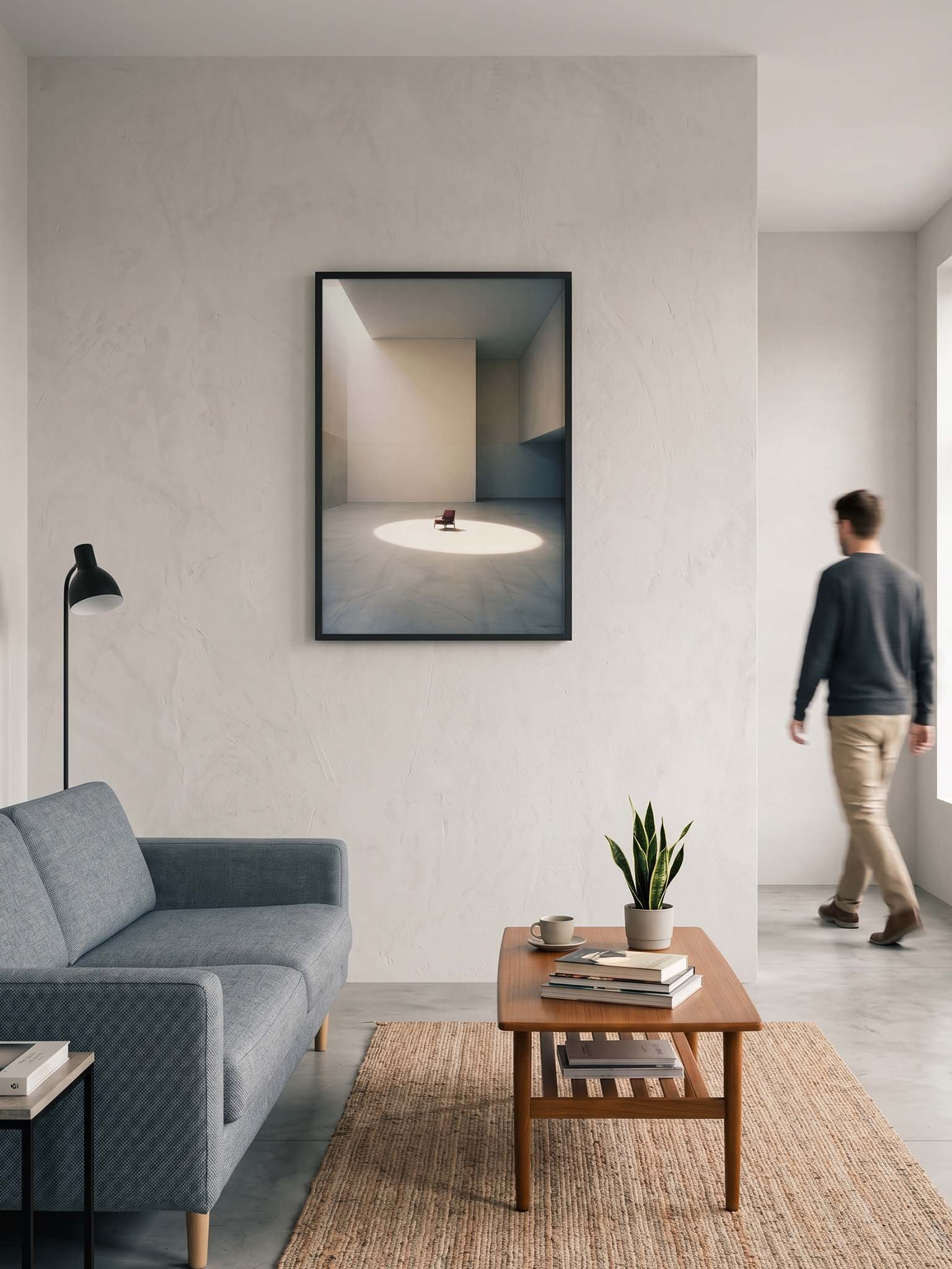 The Pool of Light - Minimalist Architectural Wall Art product image (49)