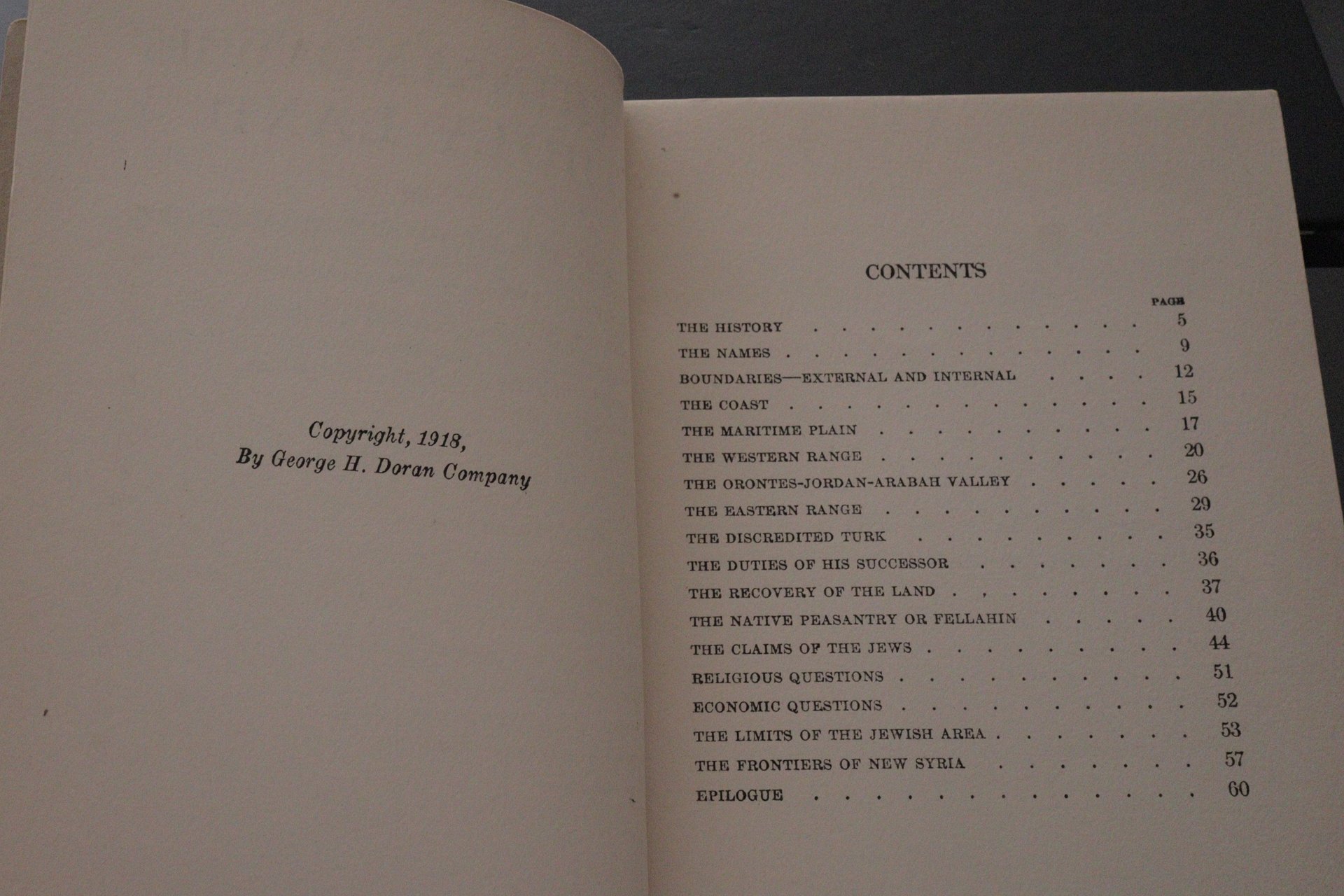 كتيب قديم عن سوريا وفلسطين باللغة الانكليزية 1918 product image (4)