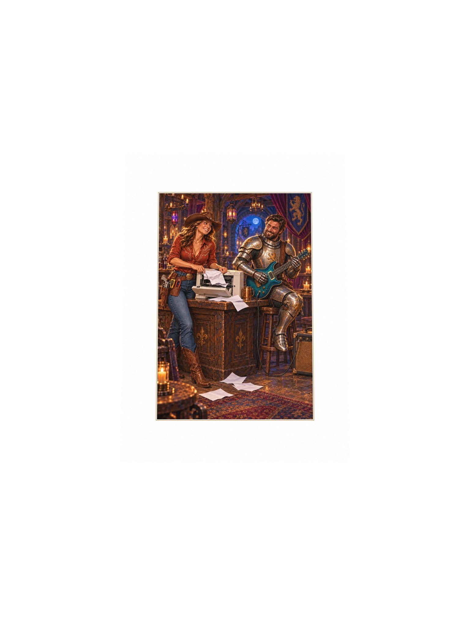 Printer Jam Small Art Print product image (4)
