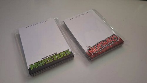 I'll be starting my first batch of 1/1 trading card sketches. I wonder which characters I'll draw 🤔😂 🎃