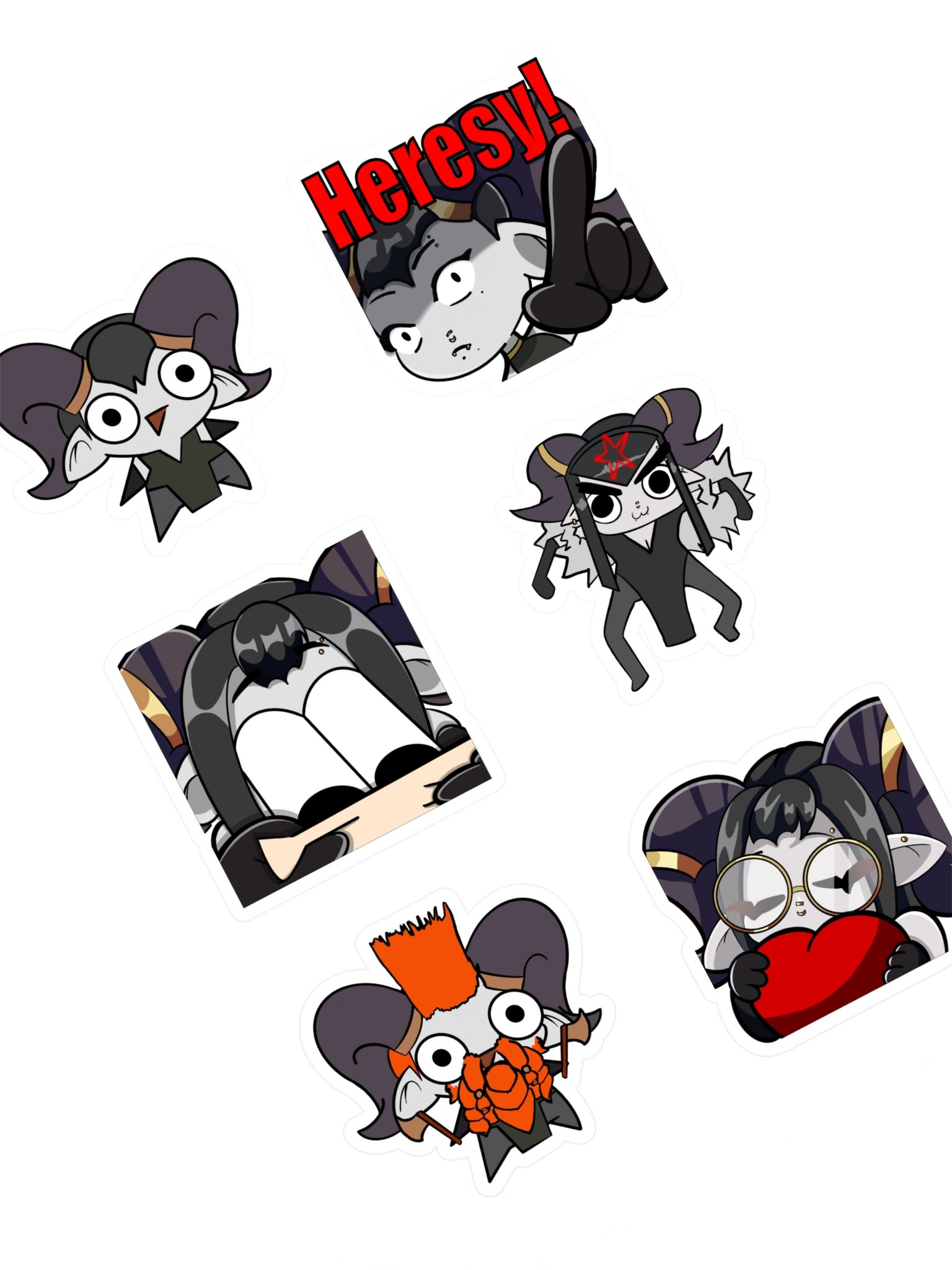 MimiMaple Emote Sticker Sheet product image (1)