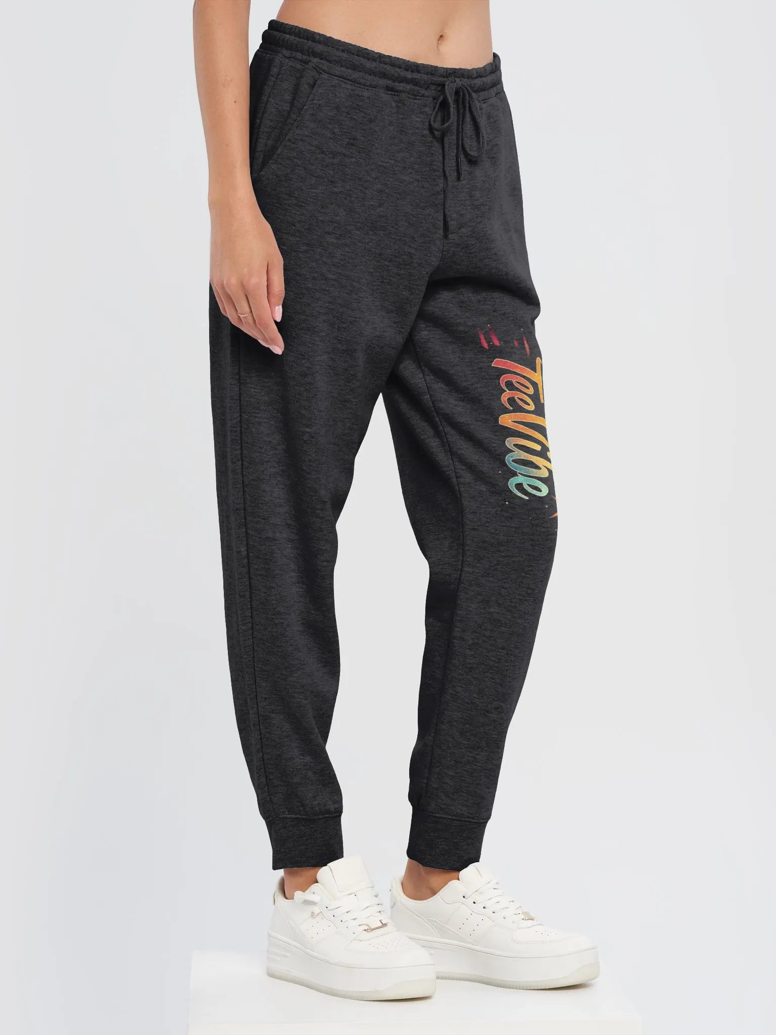 Vibrant Teen Vibe Vertical Print Joggers product image (9)