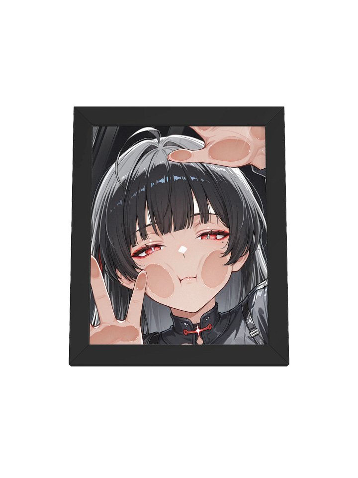 Cheeky chisa Character Framed Matte Poster product image (1)