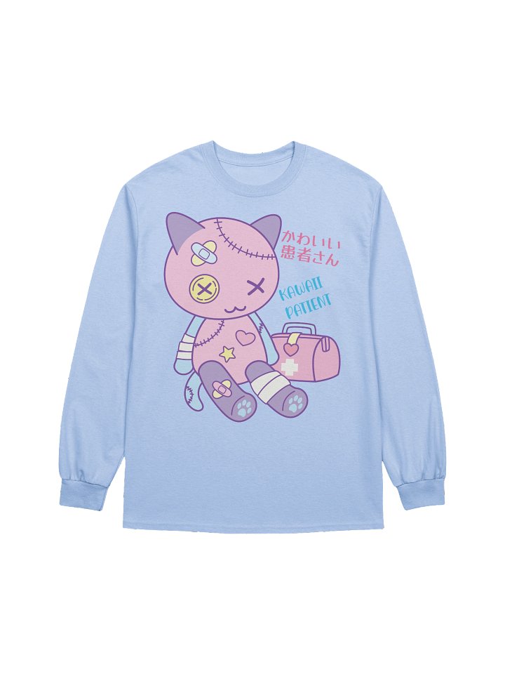 Kawaii Patient Toy Kitty - Unisex Adult Long Sleeve T-shirt product image (5)