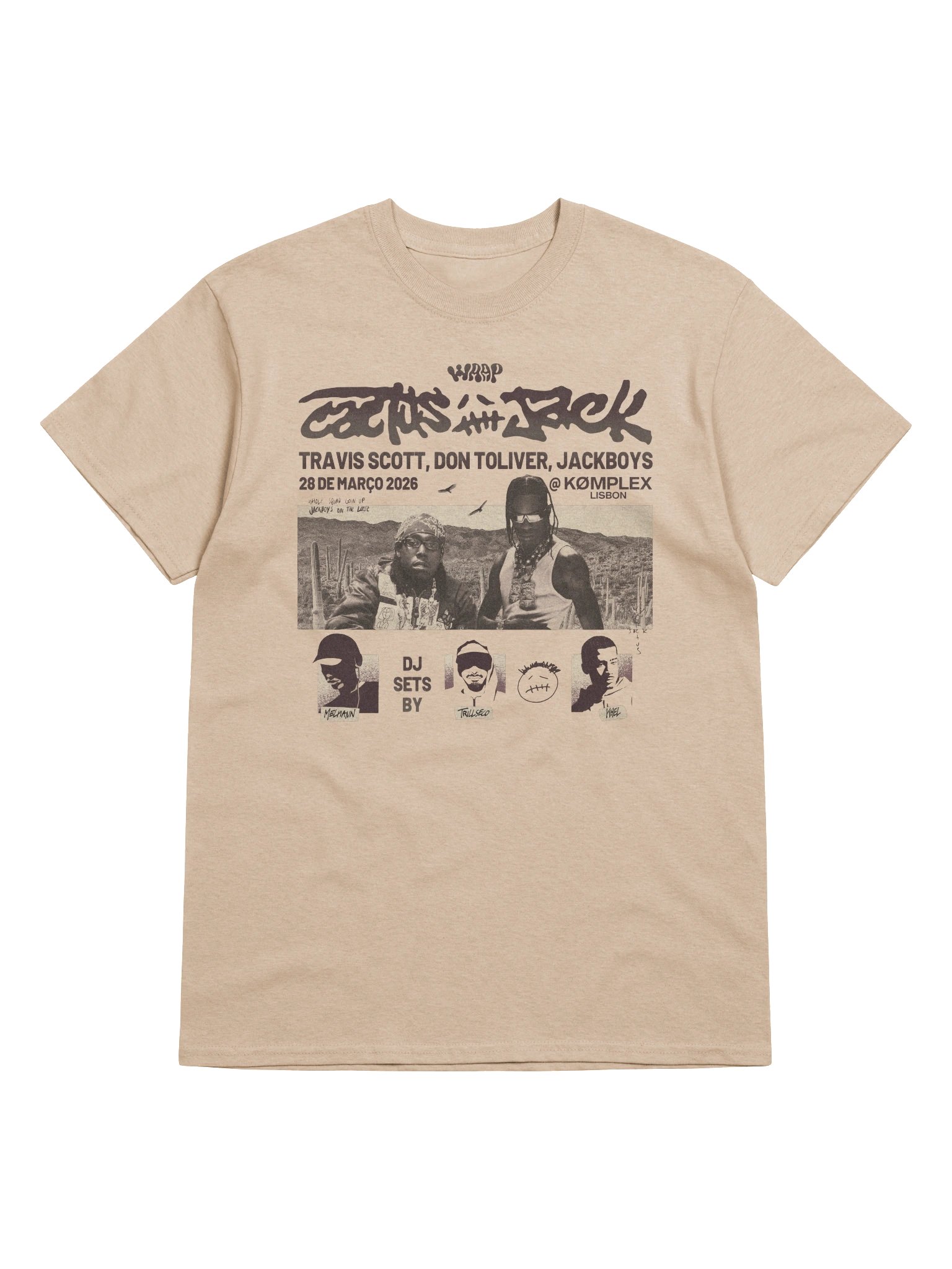Wrap X Cactus Jack Show With Travis Scott Don Toliver And Jackboys Tshirt product image (1)