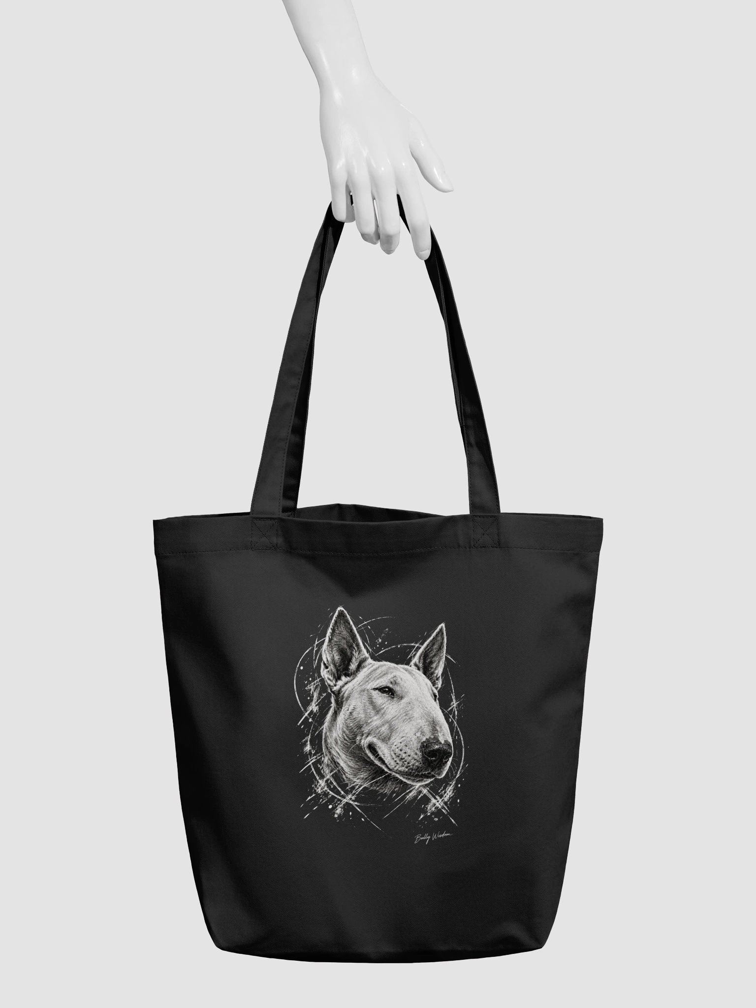 Bull Terrier portrait Tote Bag product image (3)