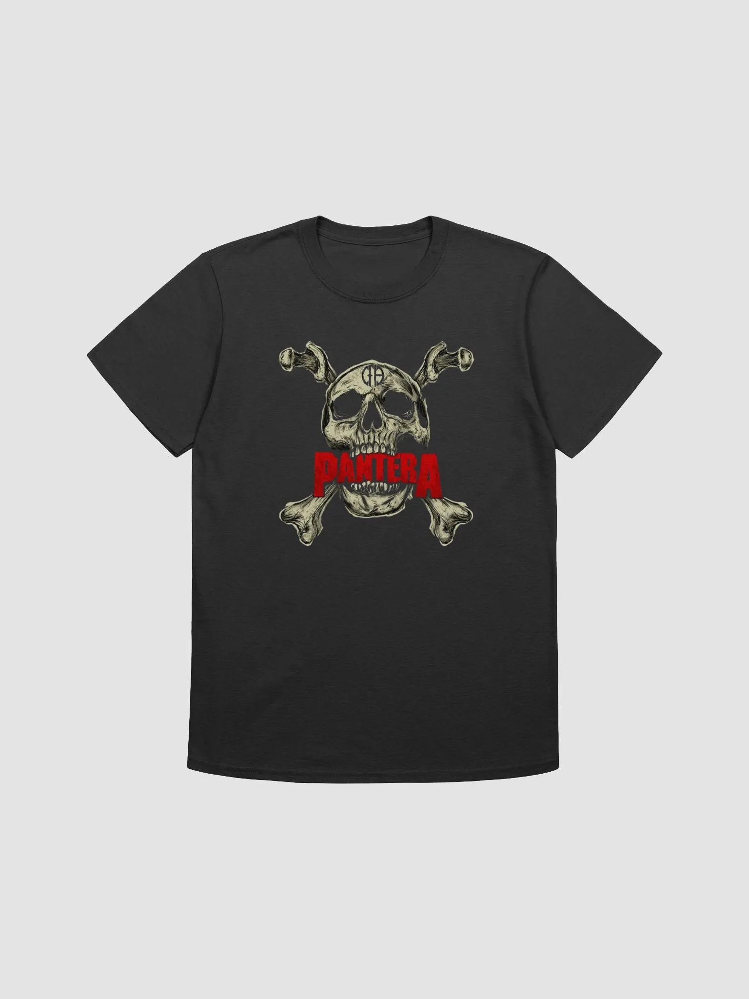 Pantera Skull Crossbones T-Shirt | CFH Logo Graphic Tee | Vulgar Display Groove Metal Collector Shirt product image (2)