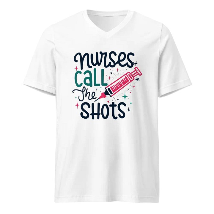 Sparkling Nurse Power V-Neck Tee product image (1)