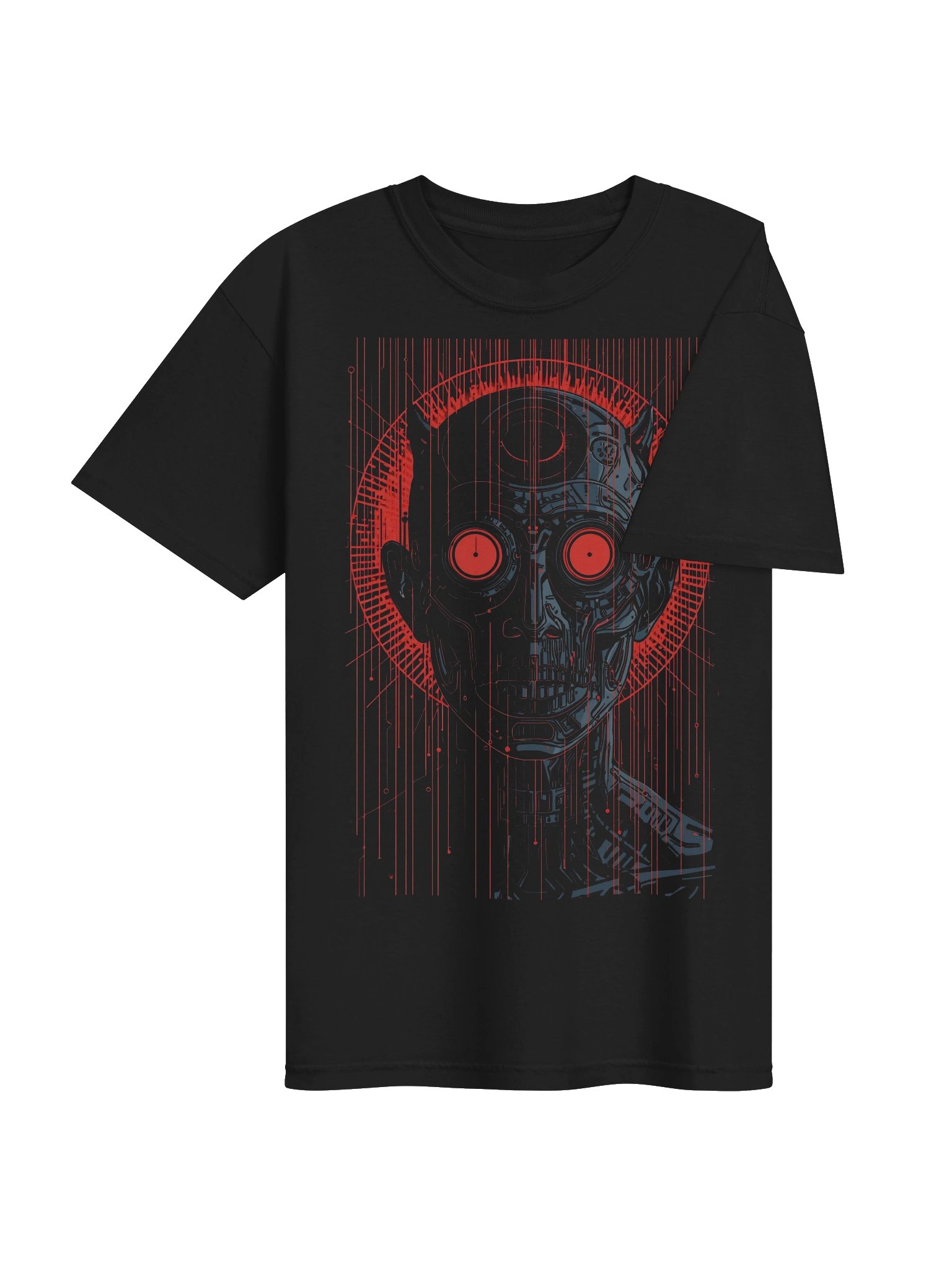 Neon Android Halo Heavyweight T-Shirt product image (7)