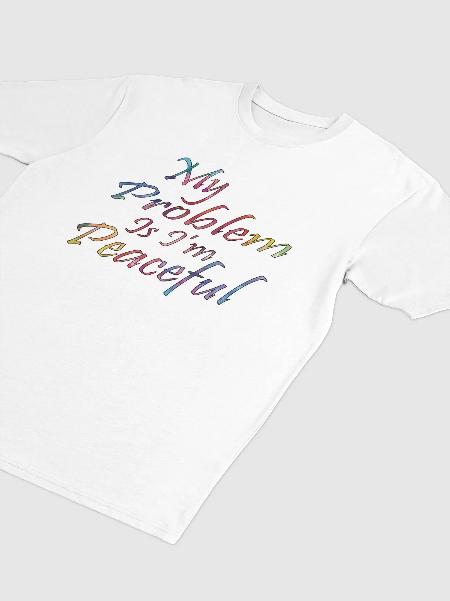 My Problem Is I'm Peaceful - Cotton Heritage Men's Premium Heavyweight Tee product image (1)