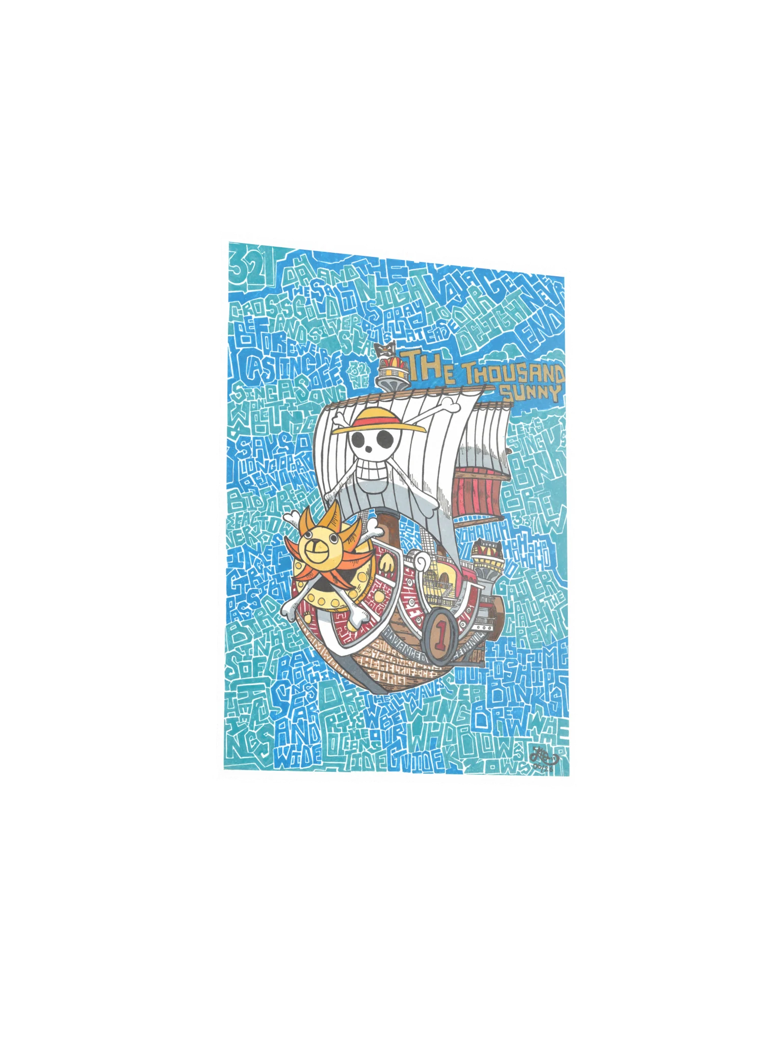 Thousand Sunny Pirate Fan Art Poster product image (3)