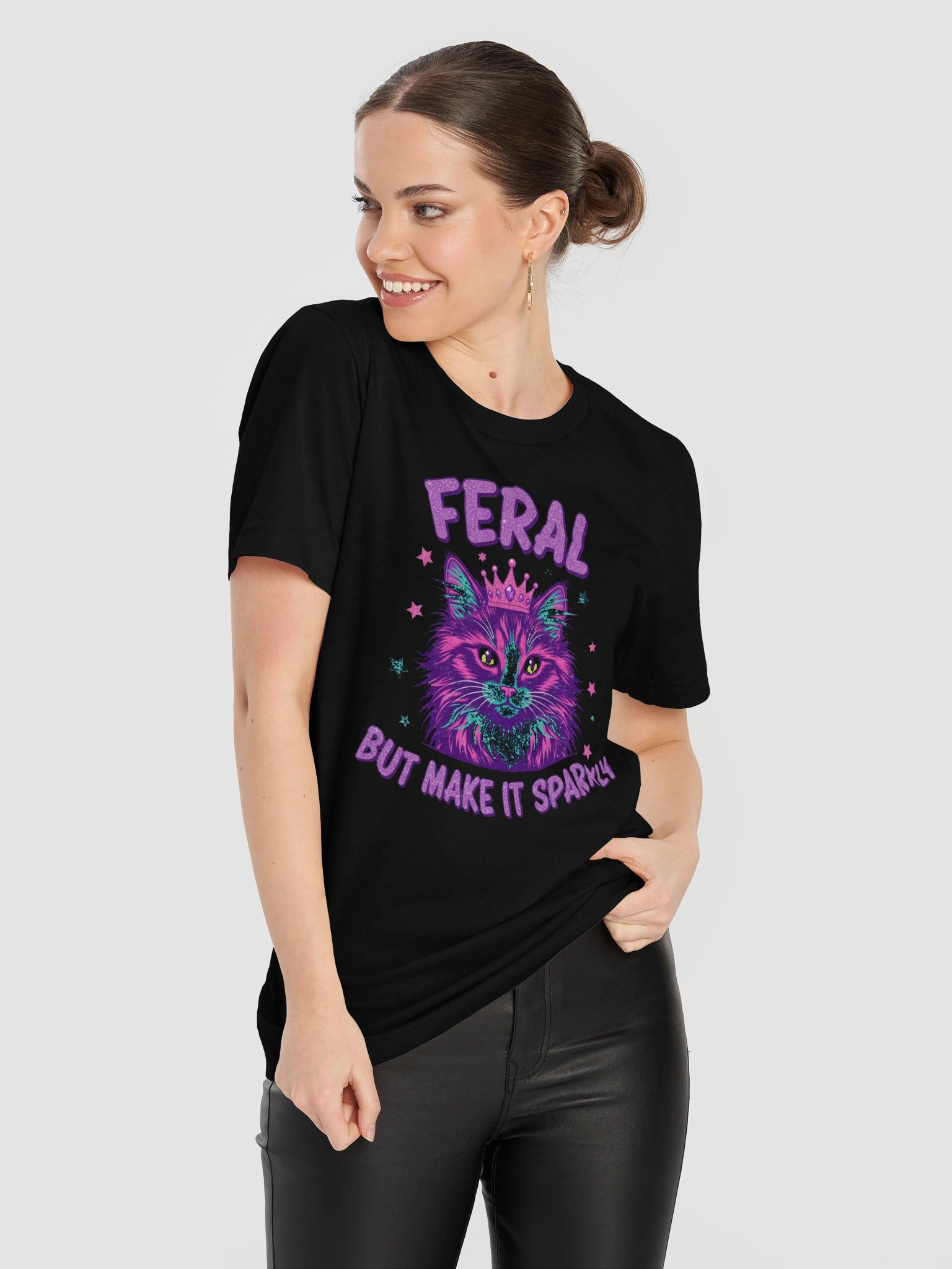 Feral But Make It Sparkly Tee product image (11)